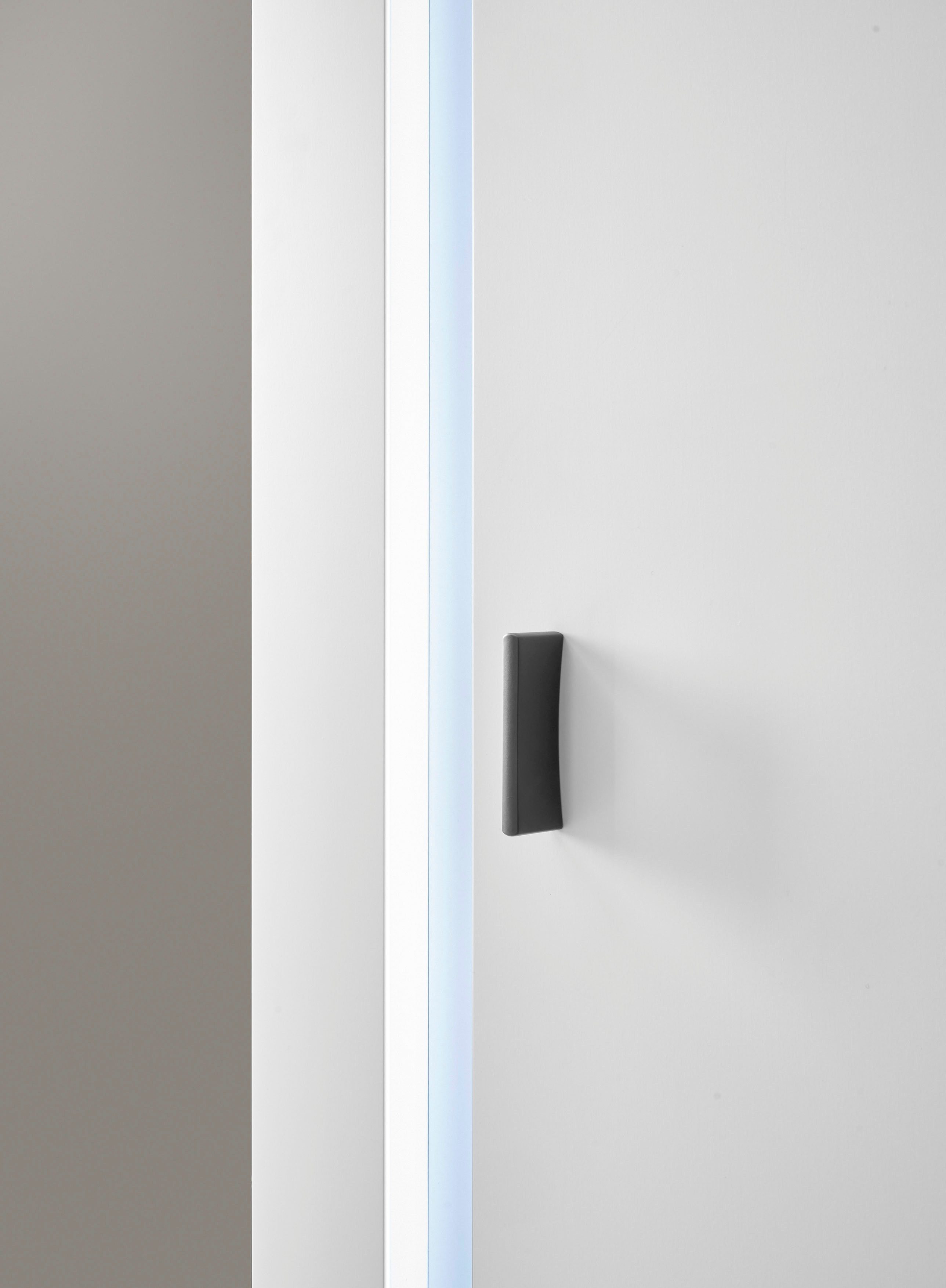 INOSIGN Multifunctionele kast Long Island in moderne trendkleur, inclusief verticale verlichting, breedte 55 cm (1 stuk)