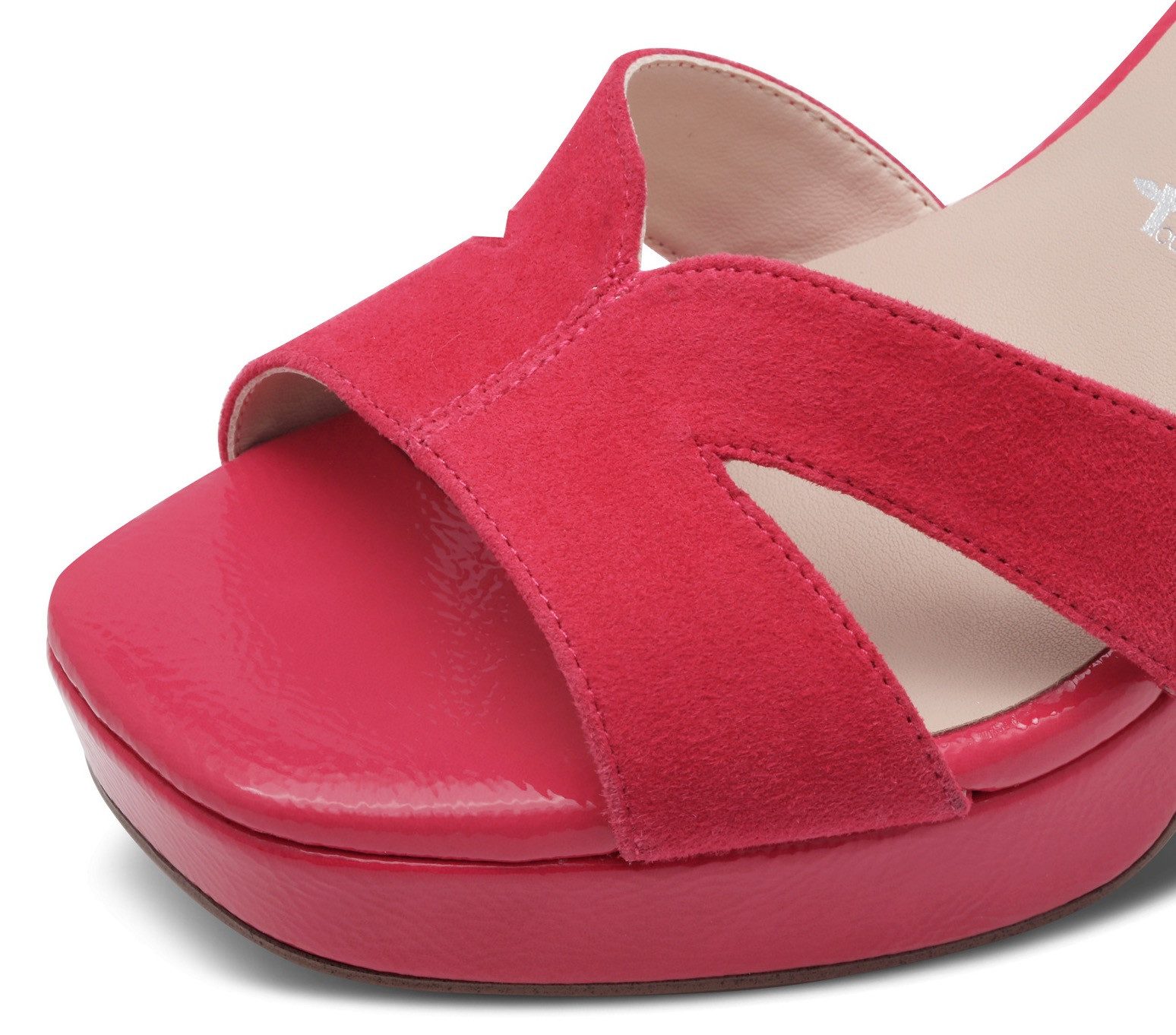 Tamaris Highheel sandaaltjes , zomerschoen, avondschoen, blokhak, met antishokk hak