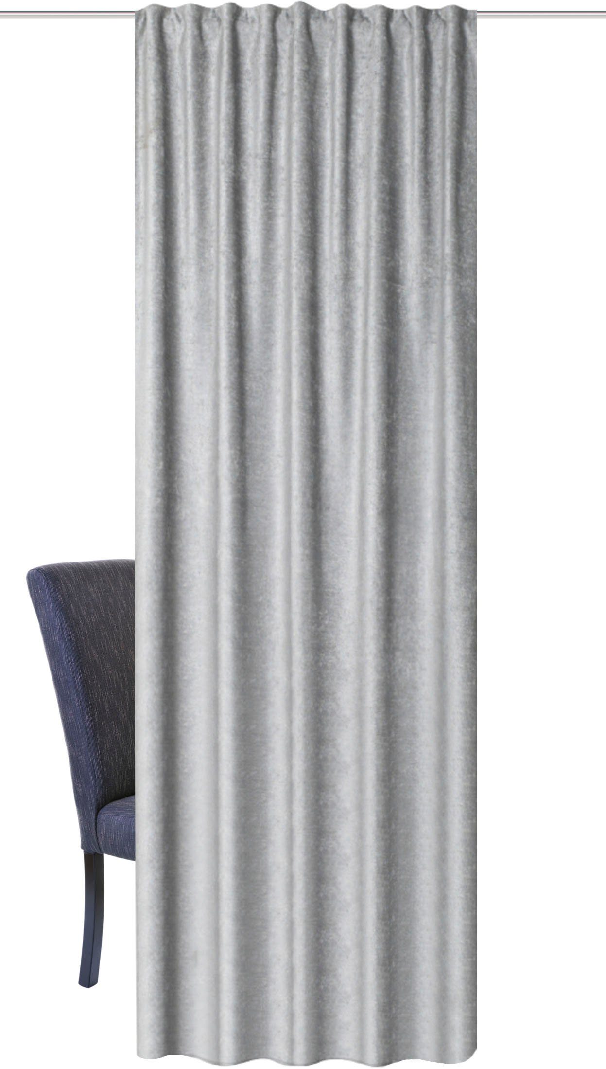 HOME WOHNIDEEN Gordijn Thermo Chenille-thermosjaal uni (1 stuk)
