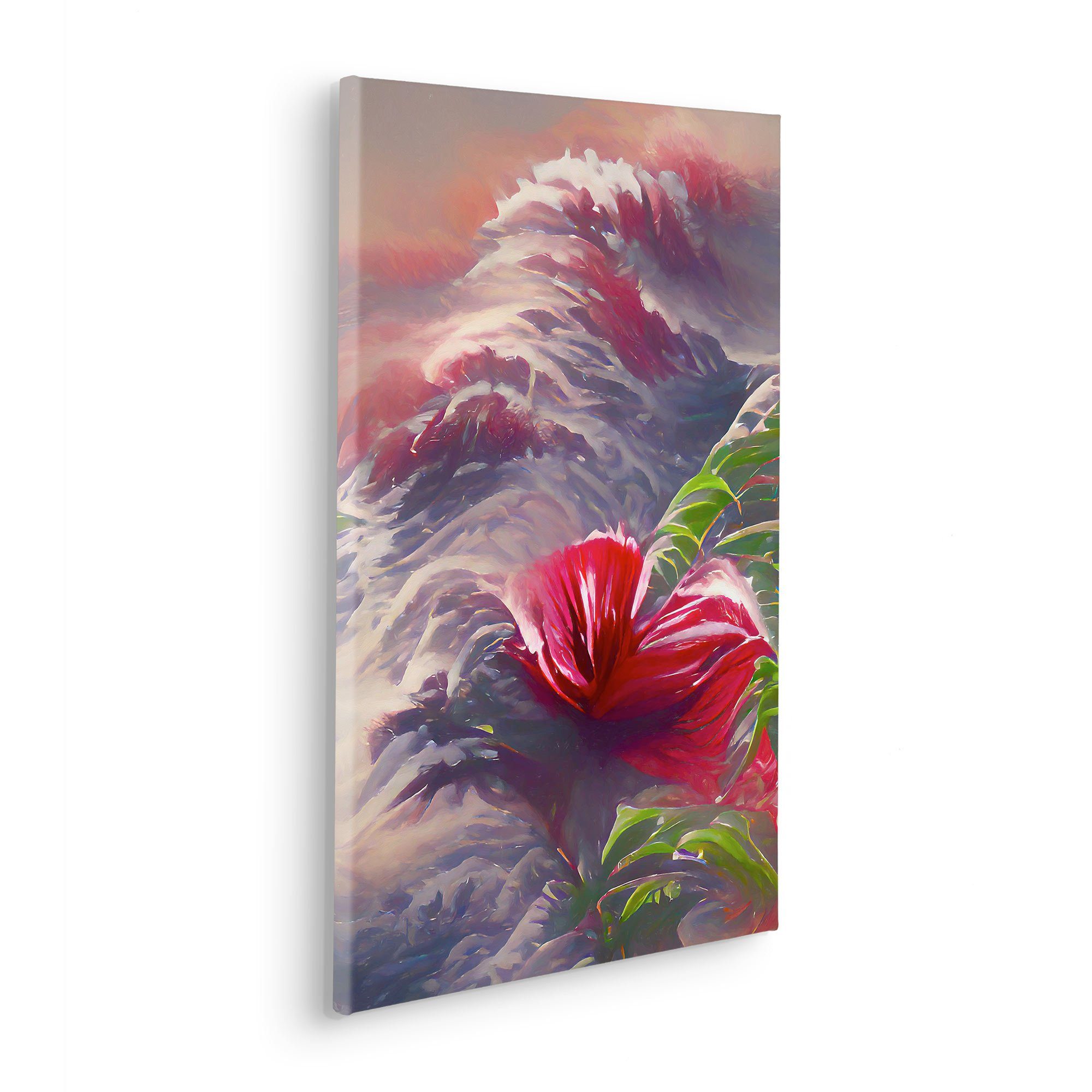 Komar Artprint op linnen Bloesem Golf - Afmeting 40 x 60 cm (1 stuk)