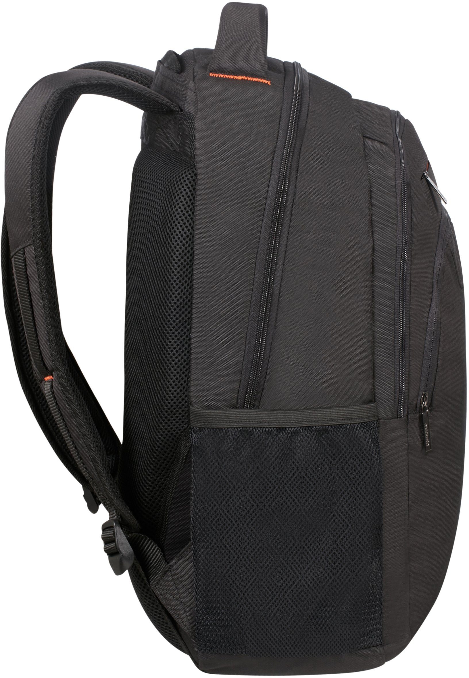 American Tourister Laptoprugzak AT WORK 17.3 black orange Kinderreisekoffer kindertrolley handbagage harde koffer