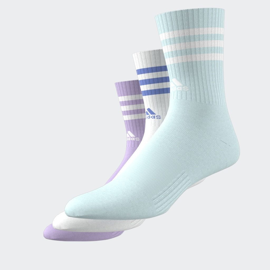 adidas Performance Functionele sokken 3-STRIPES CUSHIONED CREW SOKKEN, 3 PAAR (3 paar)