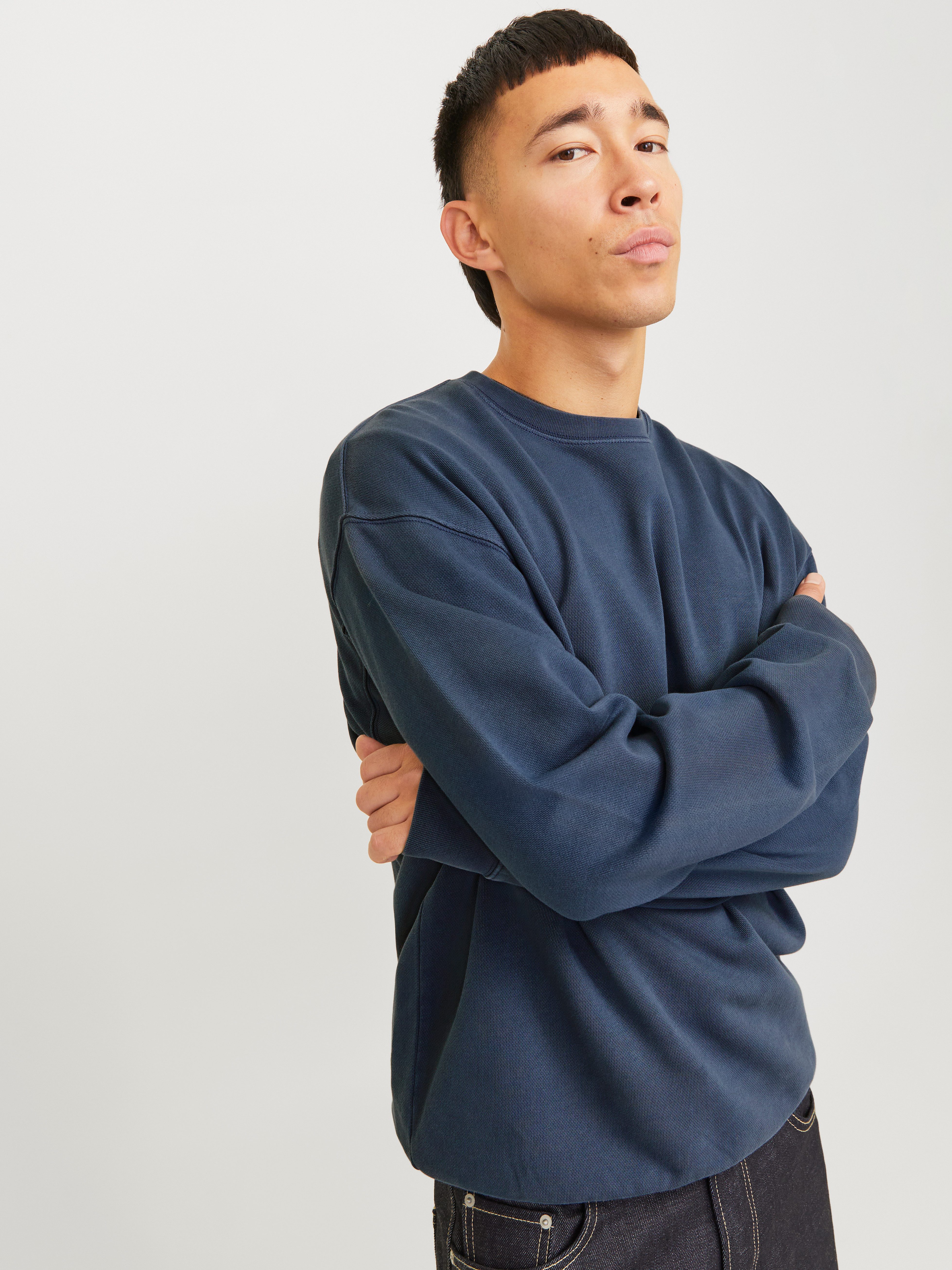 Jack & Jones Sweatshirt JJECHARGE FADED SWEAT CREW NECK NOOS