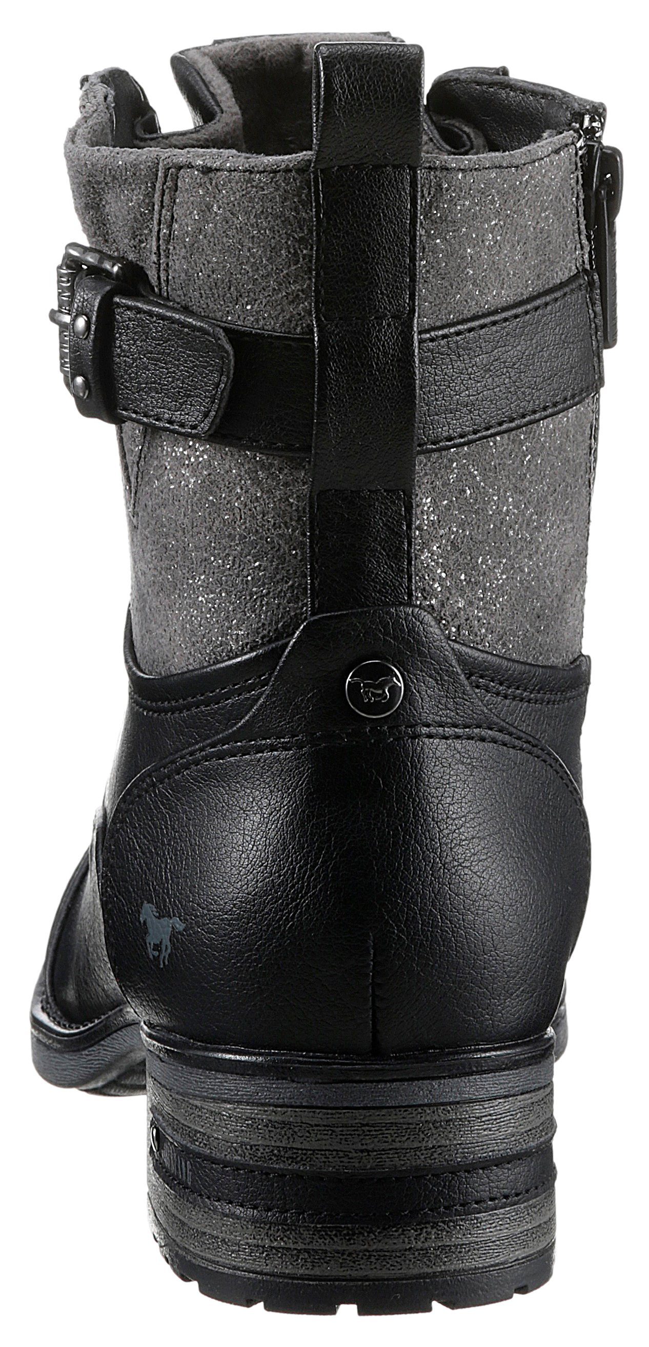 Mustang Shoes Veterlaarsjes met ritssluiting aan de binnenkant