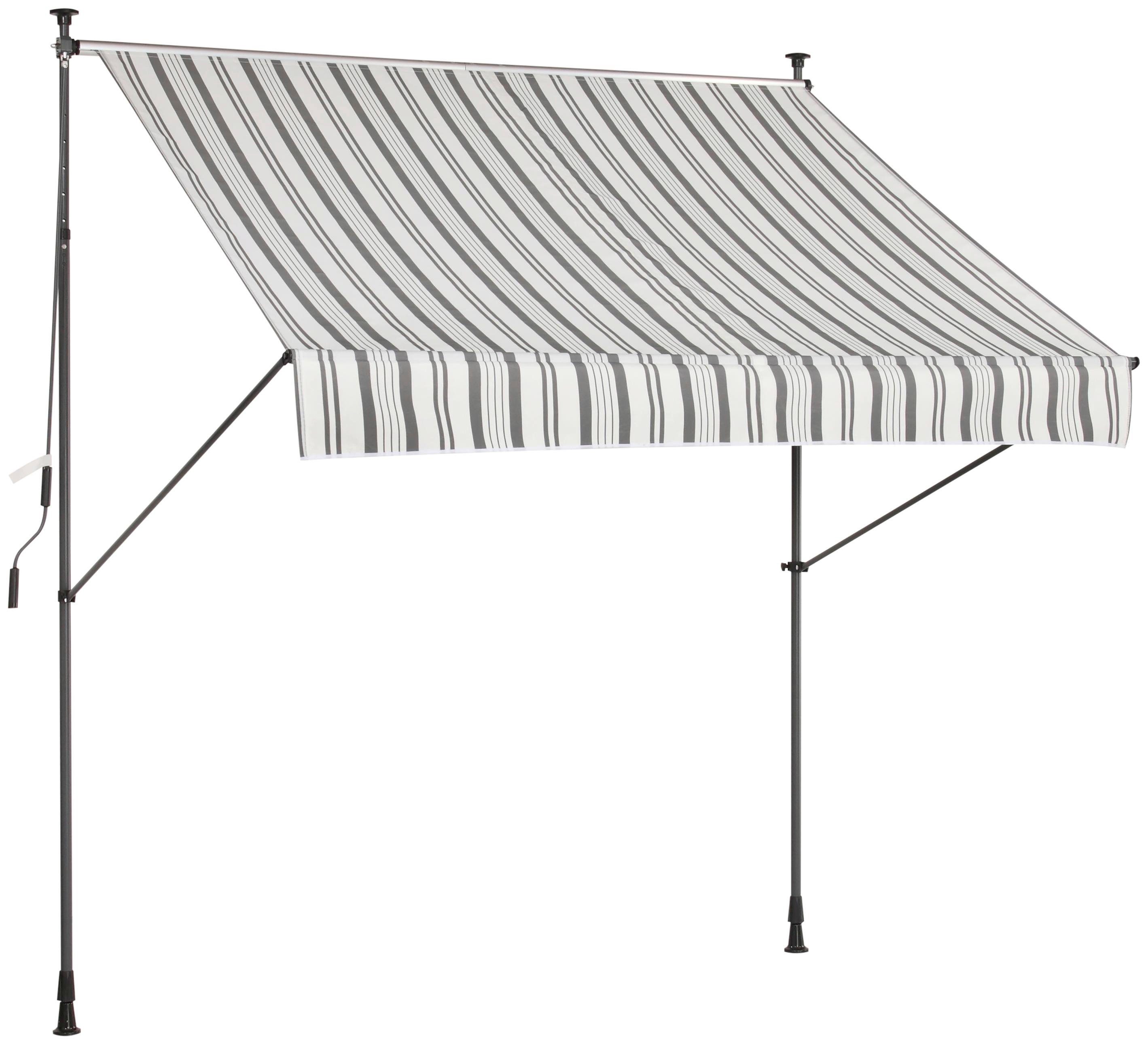 KONIFERA Klemzonnescherm Breedte/ uitval: 200x120 cm