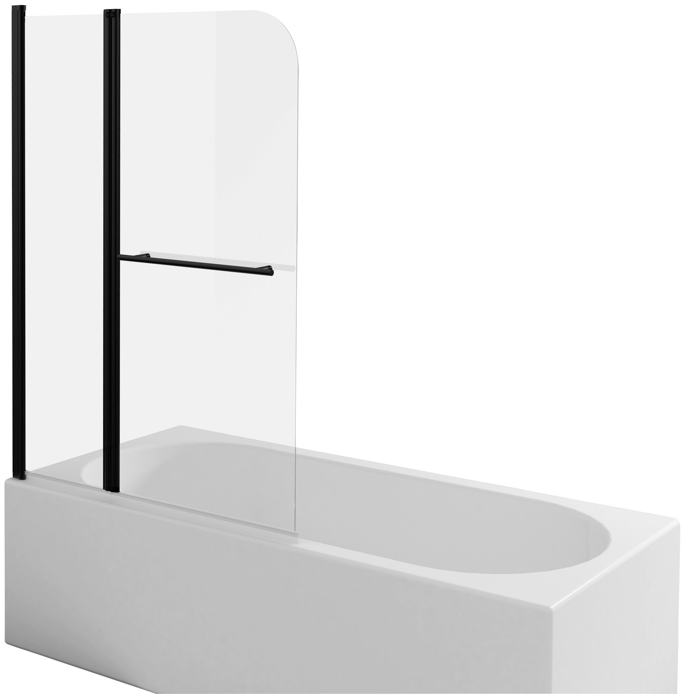 Marwell Badscherm Factory Breedte: 100 cm, 75 cm x 3 cm (2-delig)