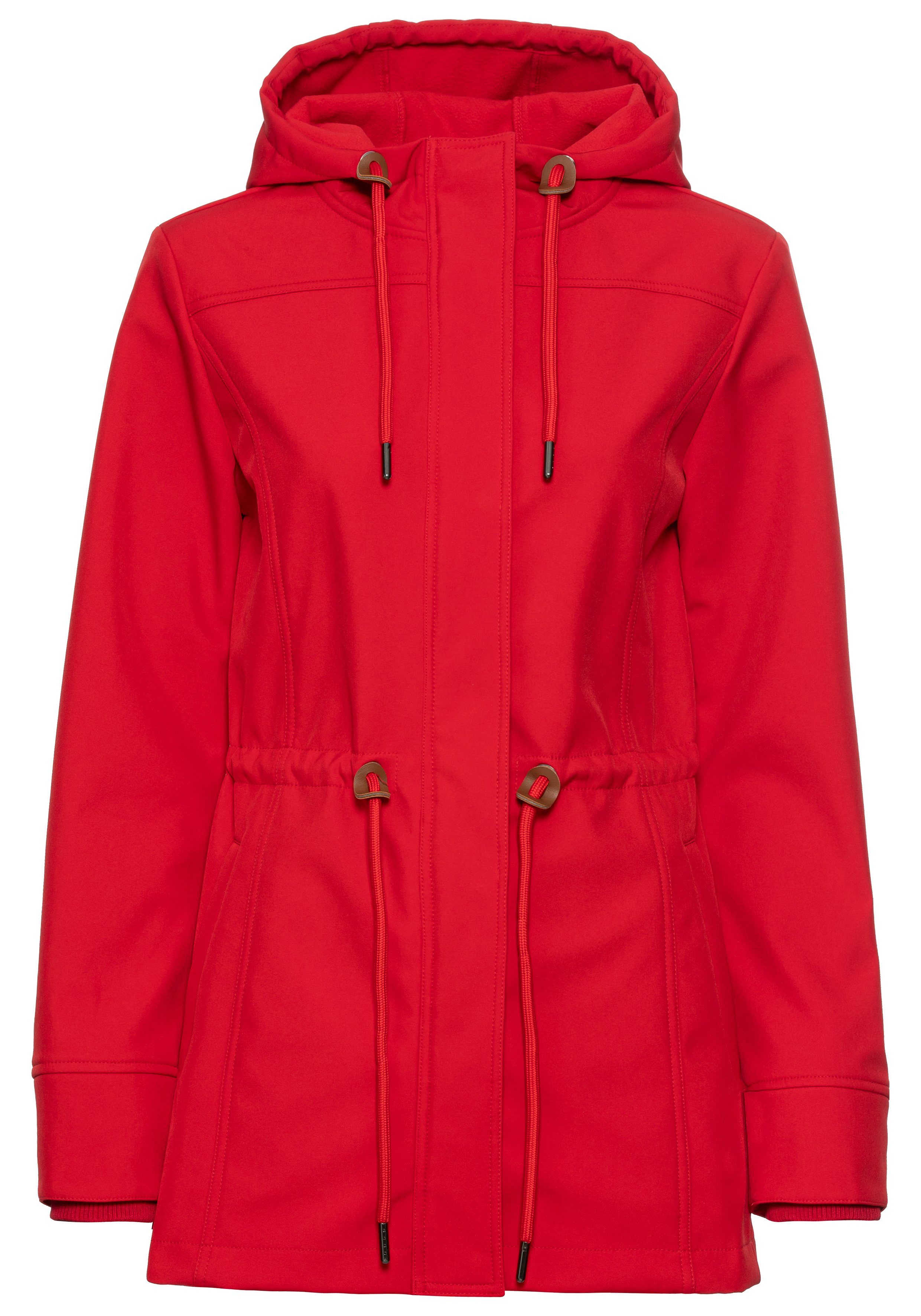 vivance active Softshell-jack met koord aan de taille