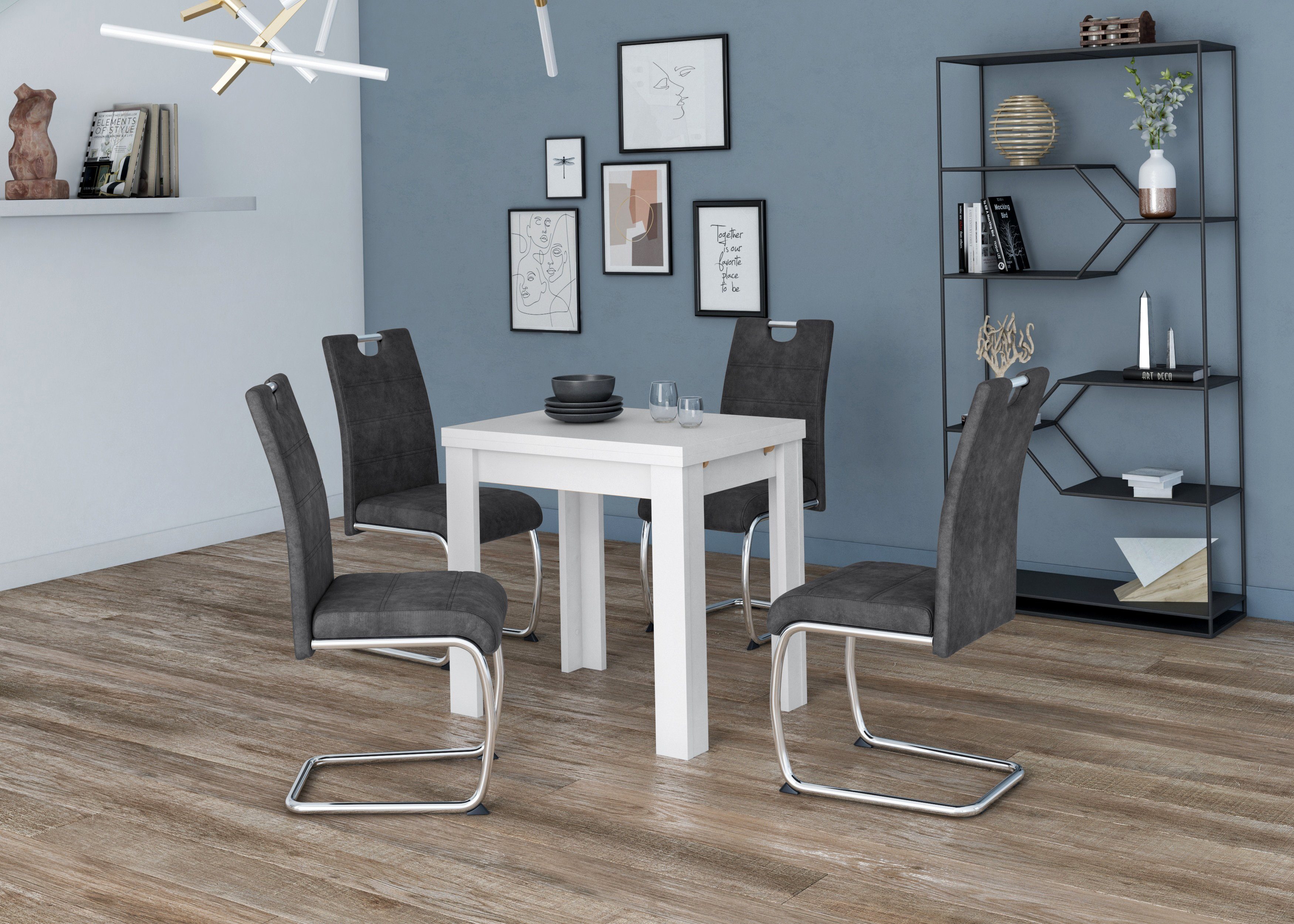 Mäusbacher Eettafel Monti BESTSELLER!, tafel, keukentafel, uittrekbare tafel uit te trekken tot 136 cm