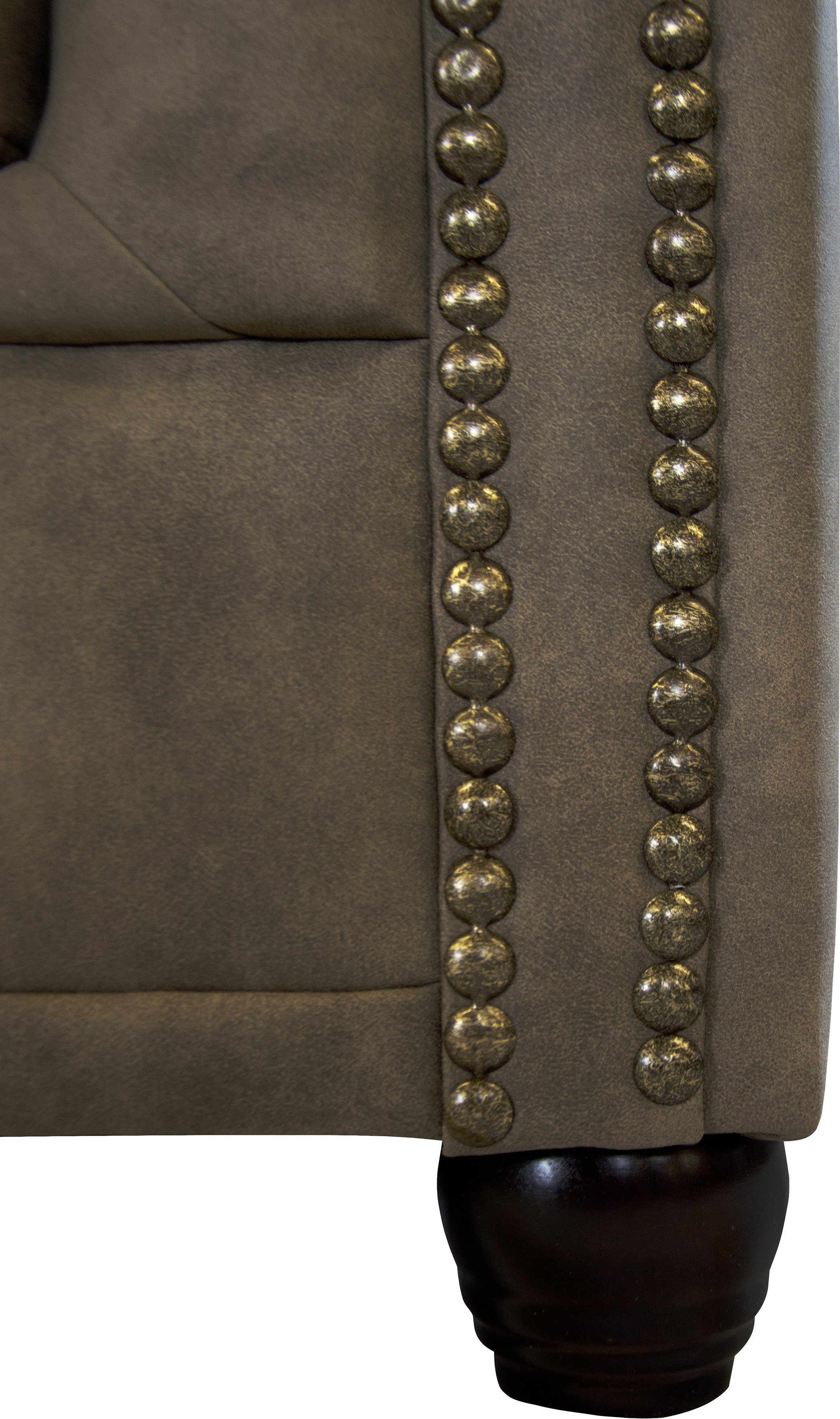 Home affaire Chesterfield-fauteuil Rysum stoel geschikt voor de "rysum" serie b / d / h: 94/86/72 cm