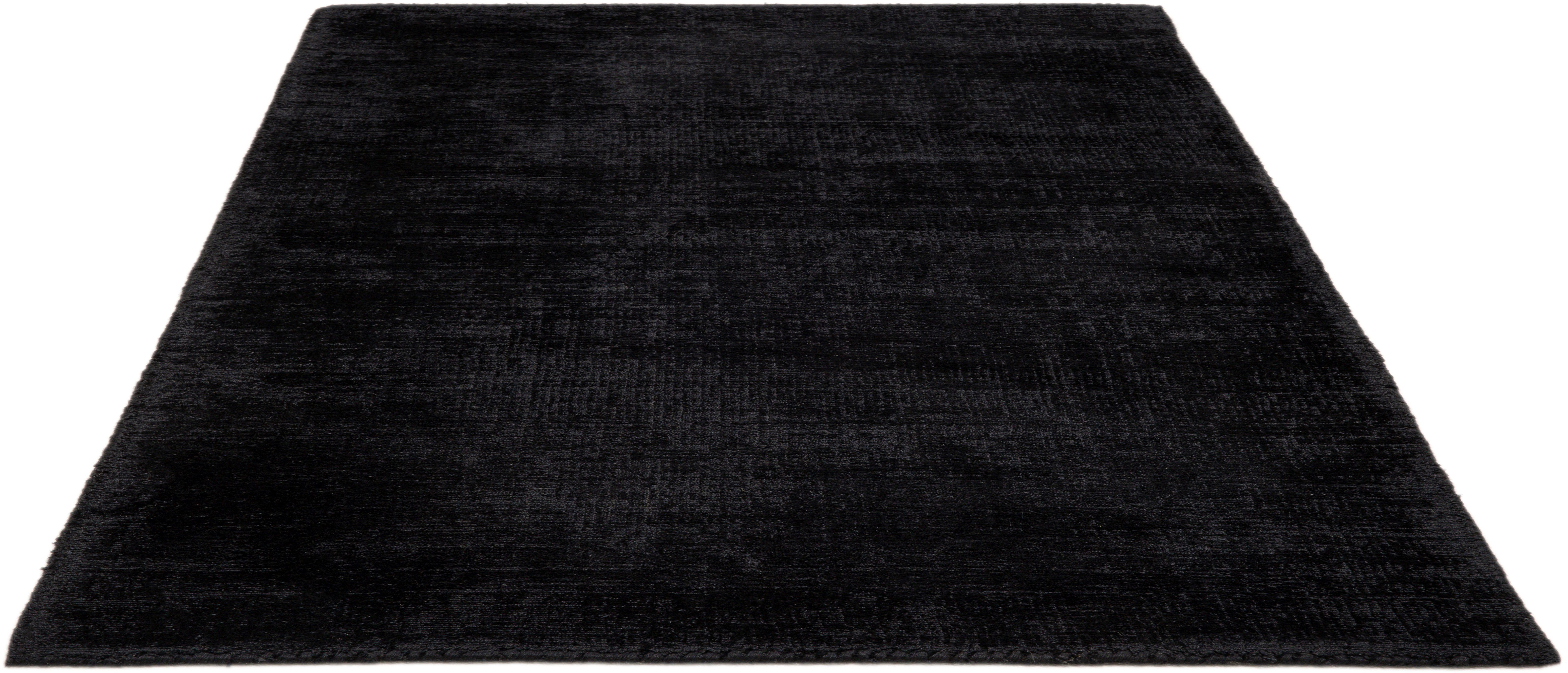 TOM TAILOR HOME Vloerkleed Shine uni Handgeweven vloerkleed, 100% viscose, met de hand geweven, met elegante glans