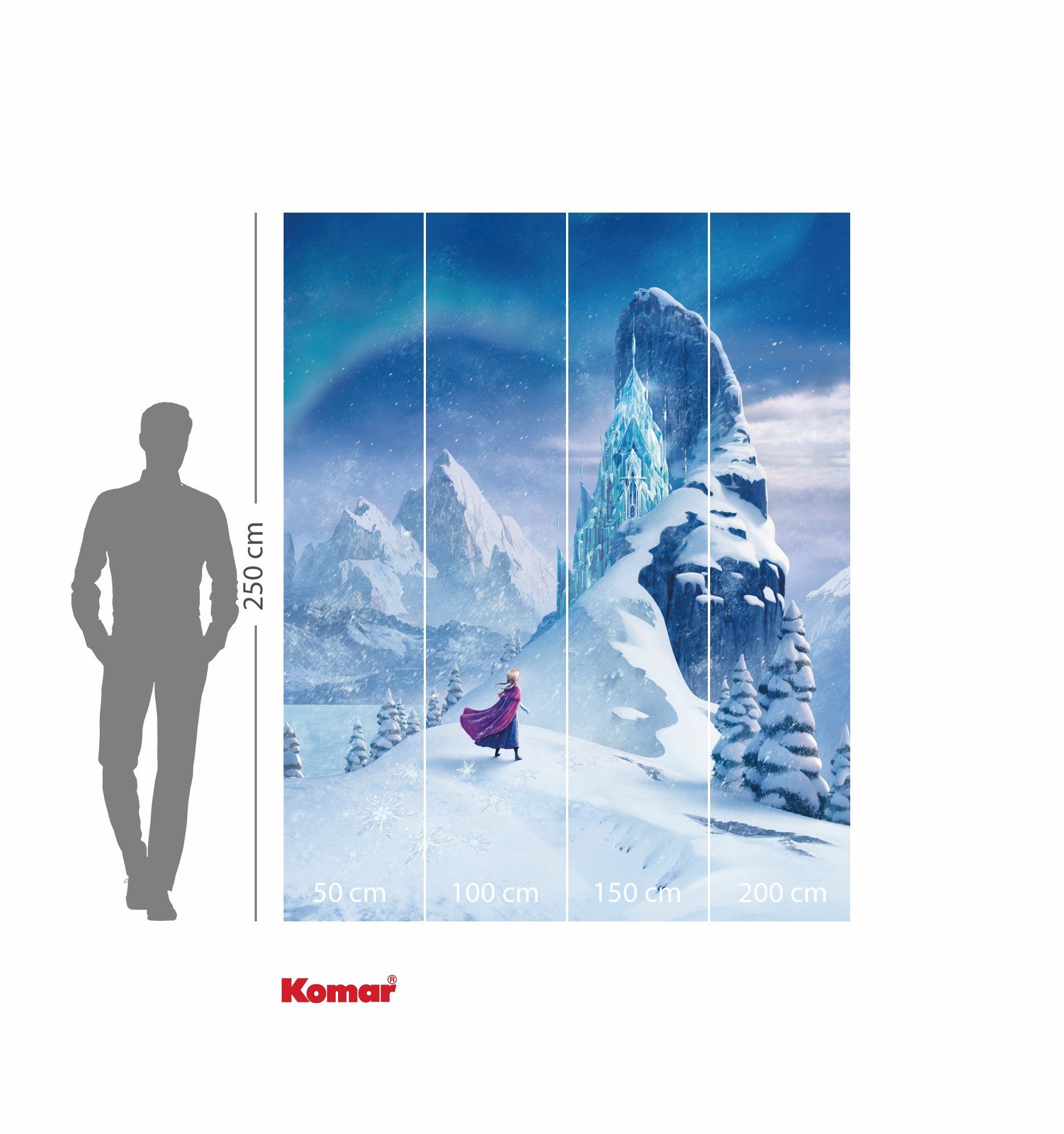 Komar Kinderbehang Disney Frozen Ice Castle (1 stuk)