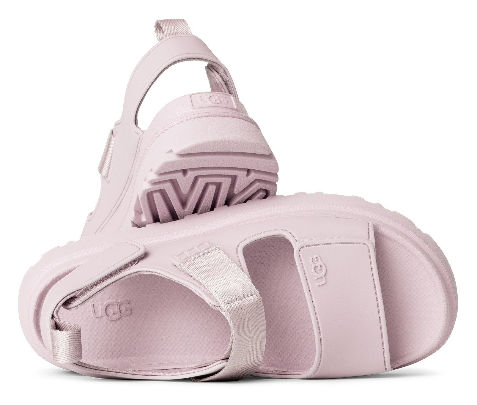 UGG Plateausandalen Goldenglow , zomerschoen, strandschoen, plateausandaal met klittenbandsluitingen