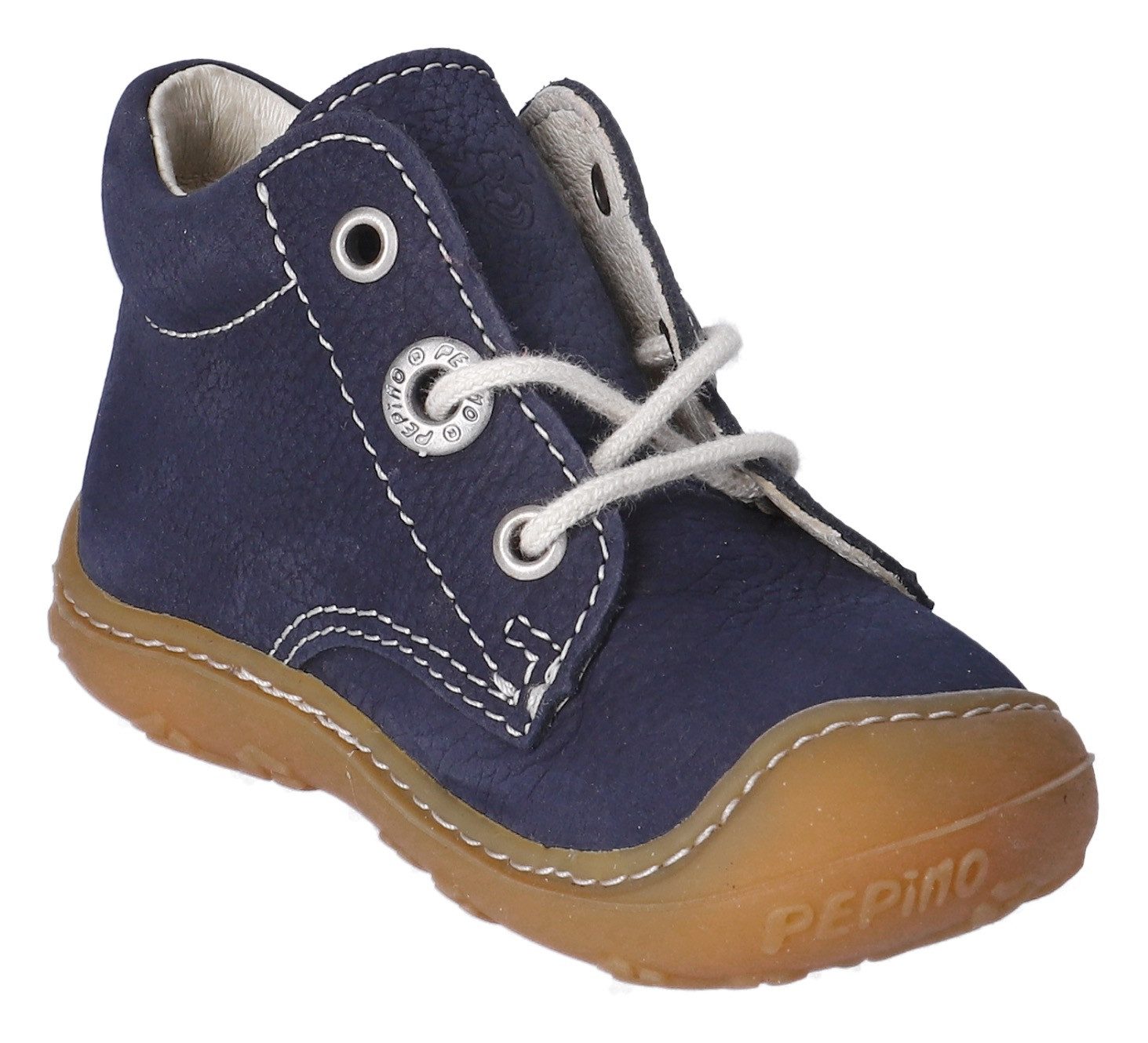 PEPINO by RICOSTA Babyschoentjes CORY W DAME: Breed , veterschoen met breedtemetingssysteem, leer, maat sjabloon te downloaden