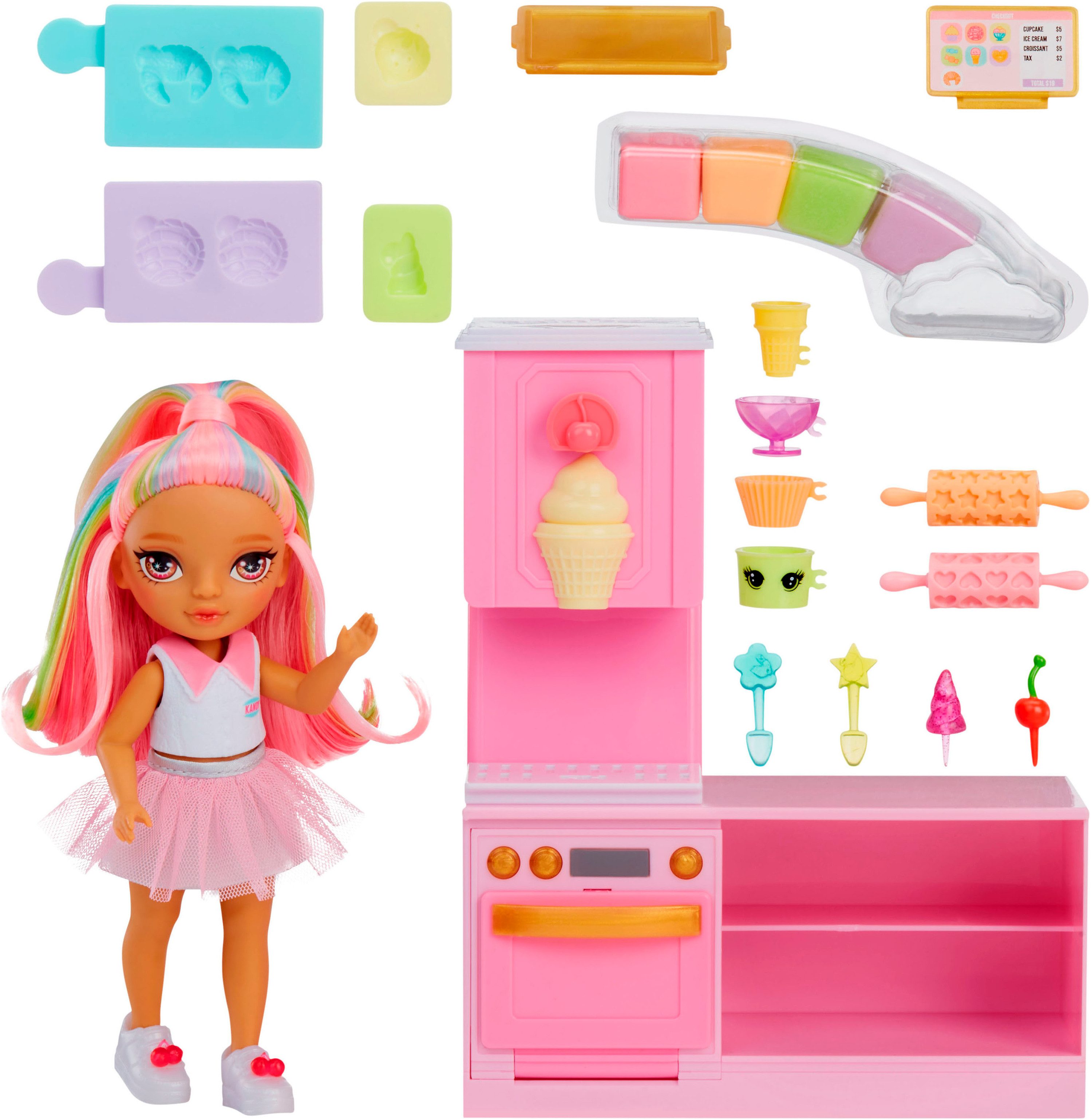 RAINBOW HIGH Mini-pop Rainbow High Little Dessert Shop with Kandy Playset