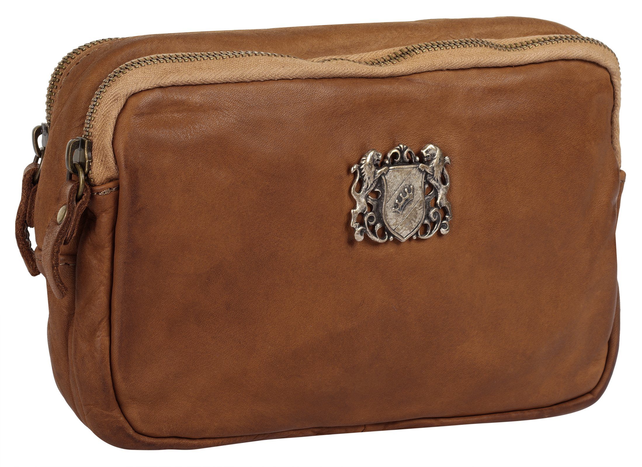Samantha Look Schoudertas echt leer, made in italy