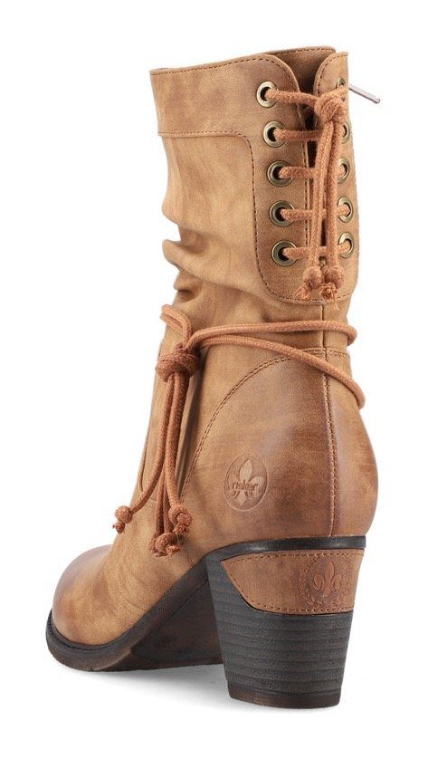 Rieker Cowboylaarsjes , westernlaarzen, laarzen met slouchy schacht