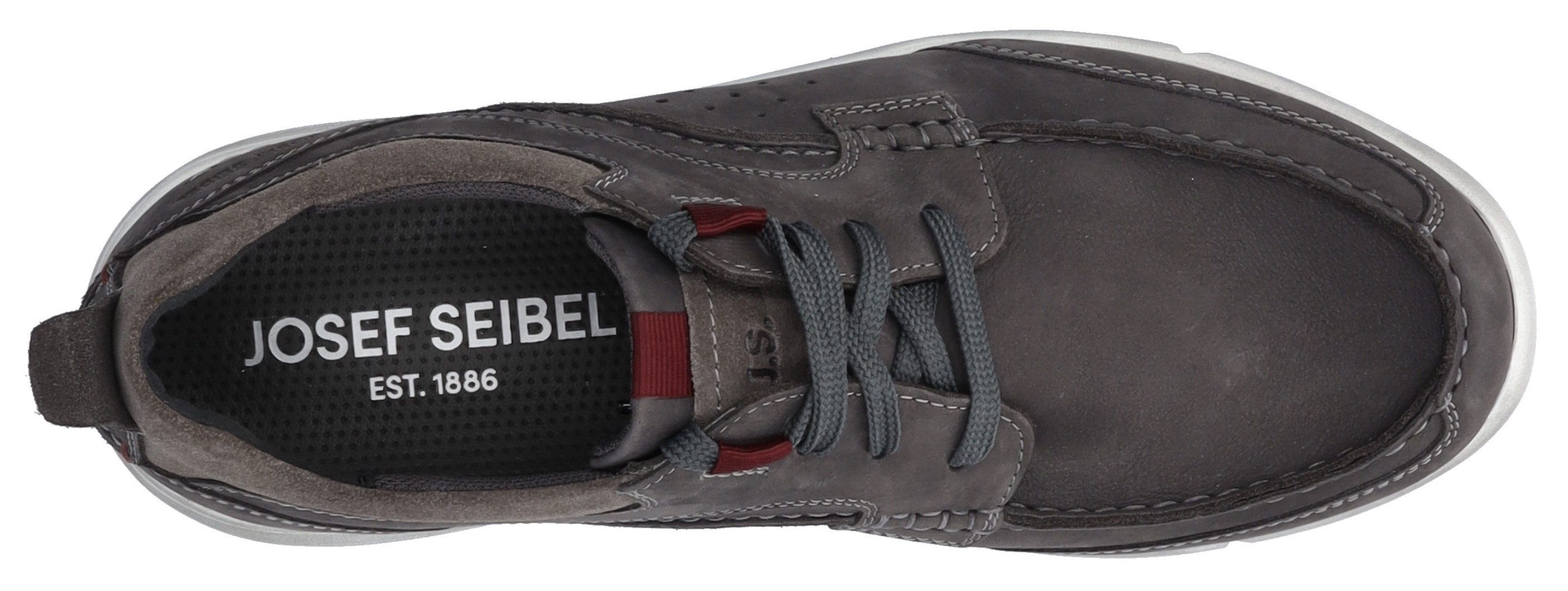 Josef Seibel Sneakers ENRICO 25 , veterschoenen, comfortabele schoen, vrijetijdsschoen met verwisselbaar voetbed