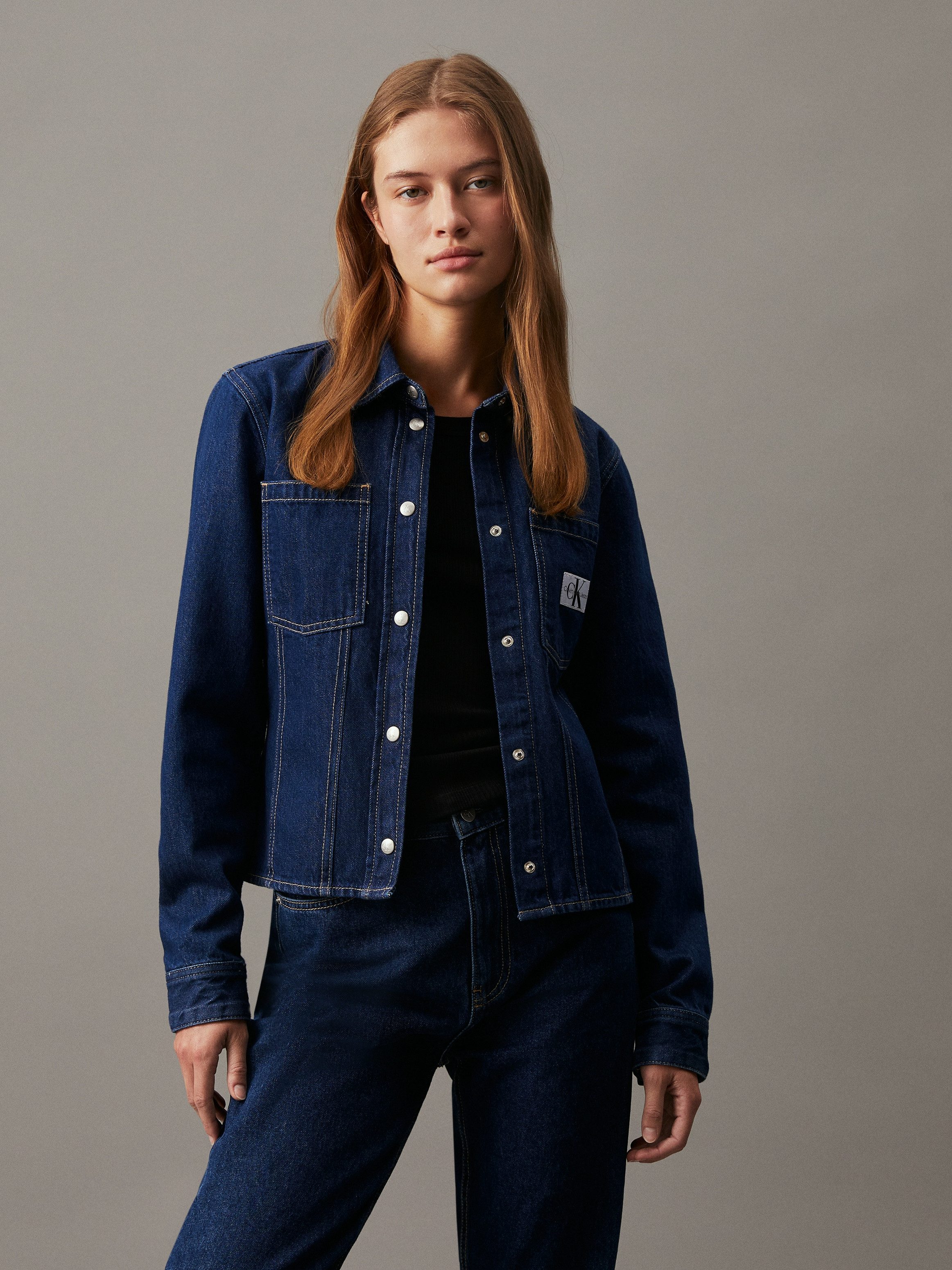Calvin Klein Jeans blouse LEAN DENIM SHIRT