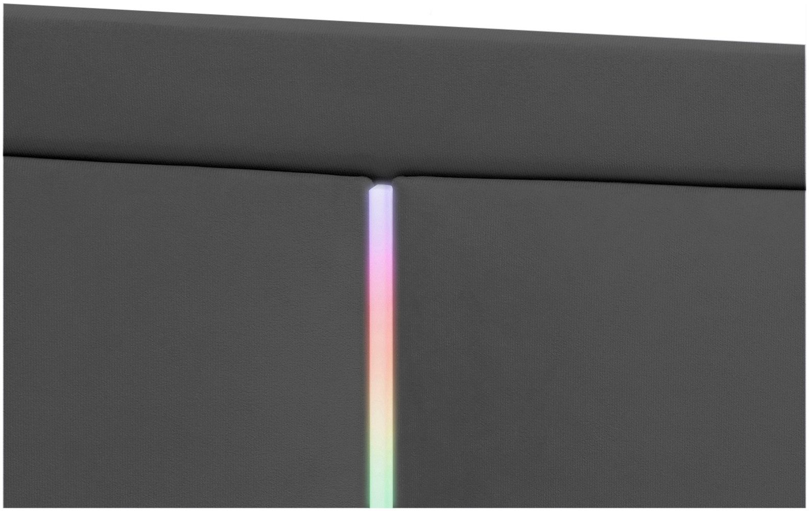 COLLECTION AB Boxspring Athena Incl. LED-verlichting, topper en opbergruimte