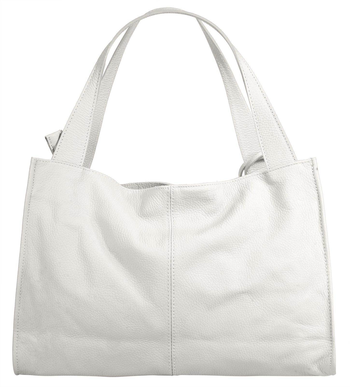 Cluty Shopper echt leer, made in italy