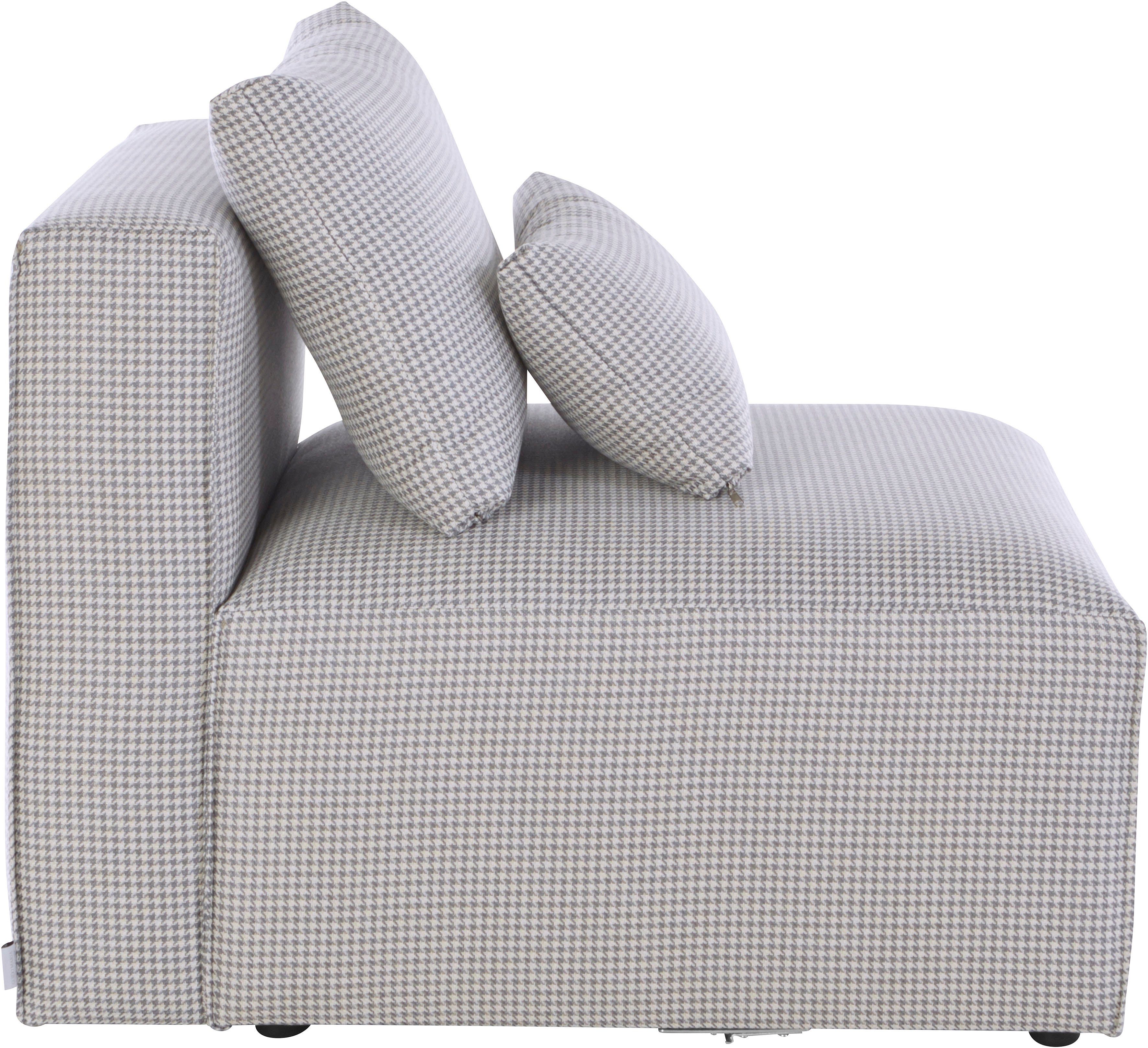 Guido Maria Kretschmer Home&Living Fauteuil Comfine Modulaire fauteuil voor het naar wens samenstellen van een perfecte zithoek, in 3 overtrekvarianten en vele kleuren