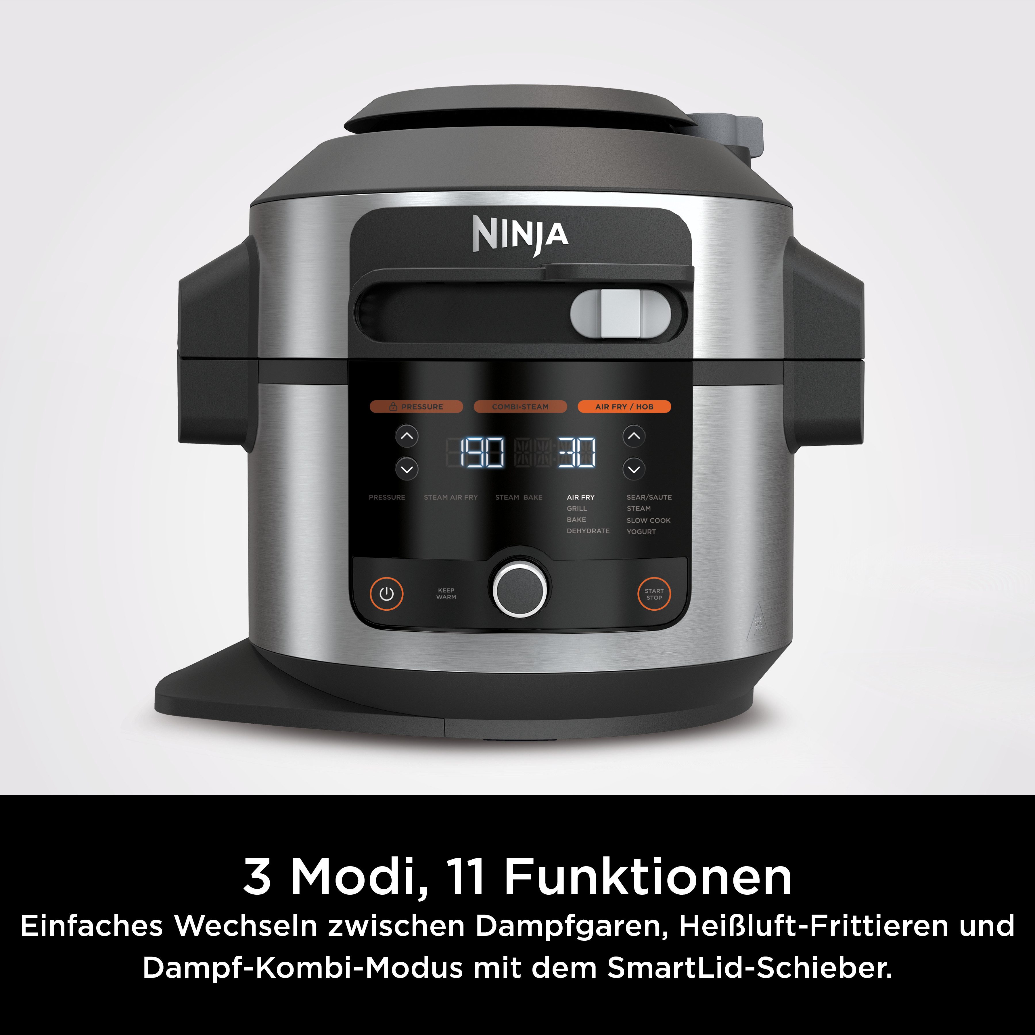 NINJA Multi-cooker Foodi 11-in-1 SmartLid Multikocher OL550EU