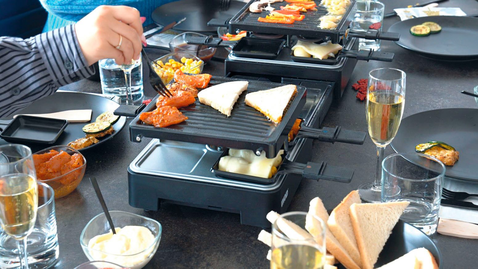 Unold Raclette 48755 RACLETTE Uitschuifbaar