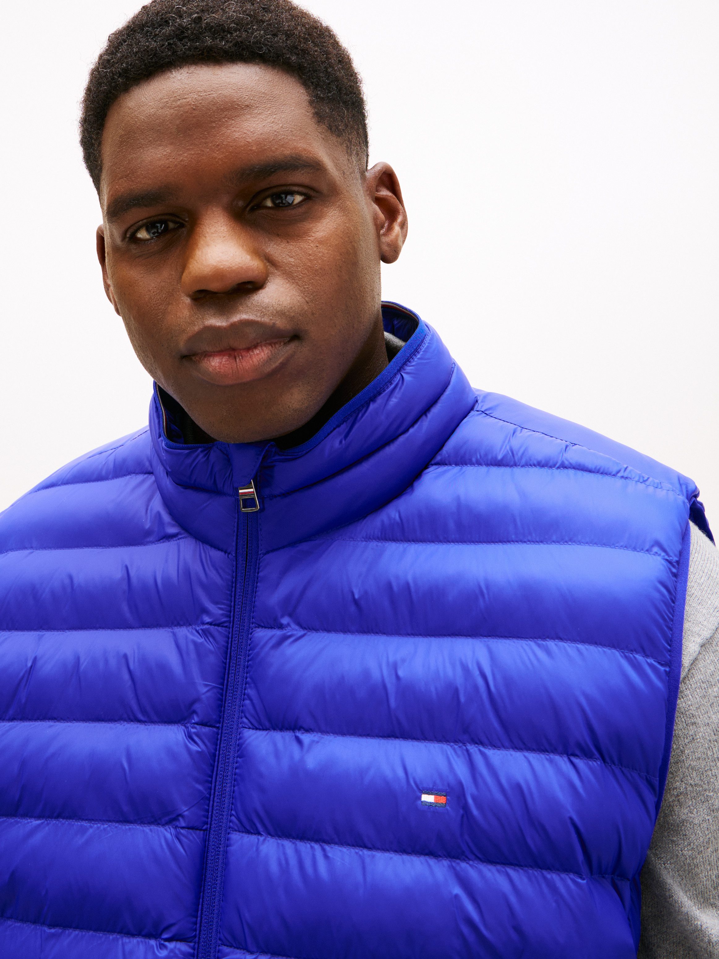 Tommy Hilfiger Bodywarmer BT-PACKABLE RECYCLED VEST-B in grote maten, logoborduring
