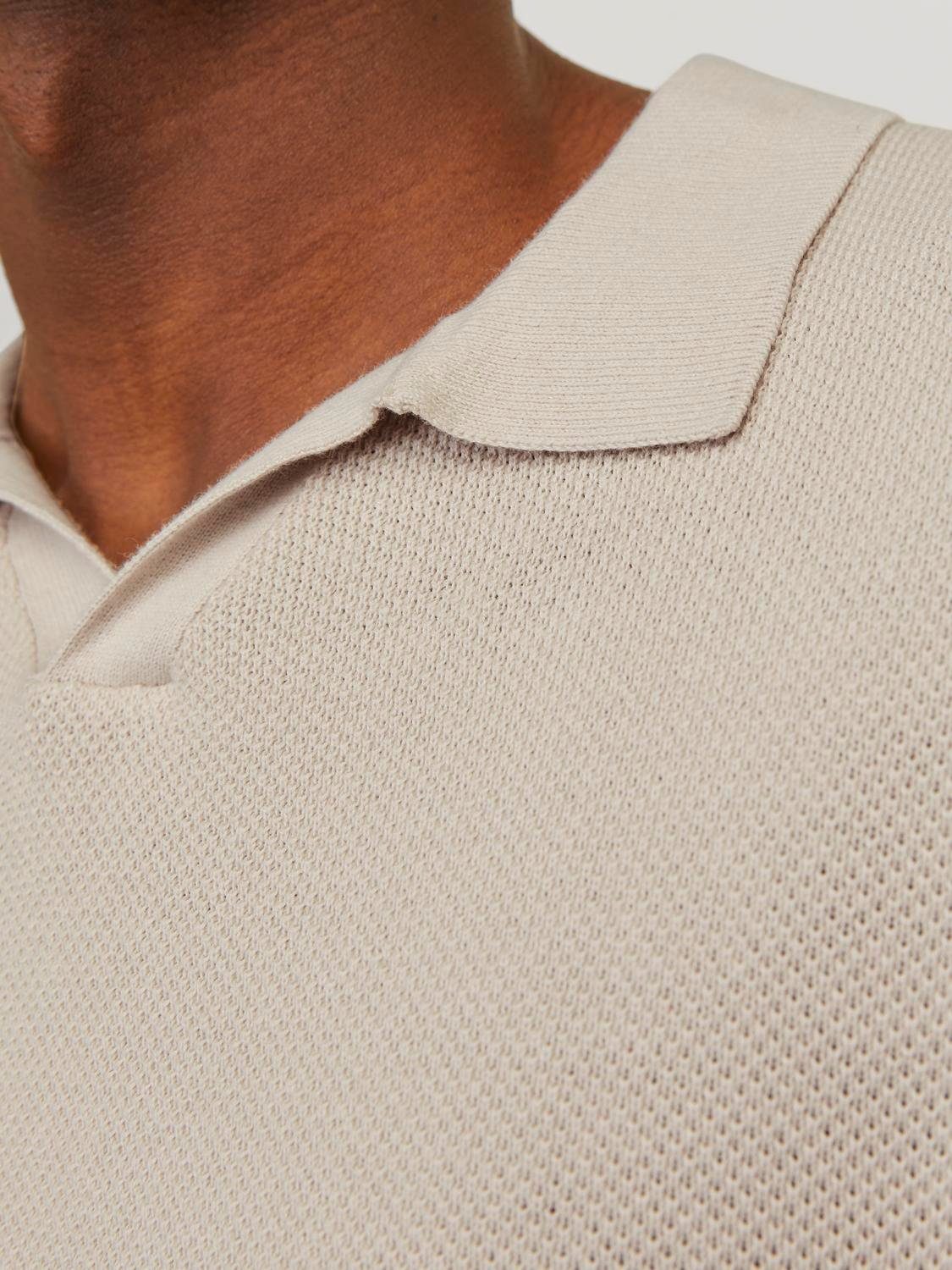 Jack & Jones Poloshirt JORLINEN BLEND KNIT SS POLO SN