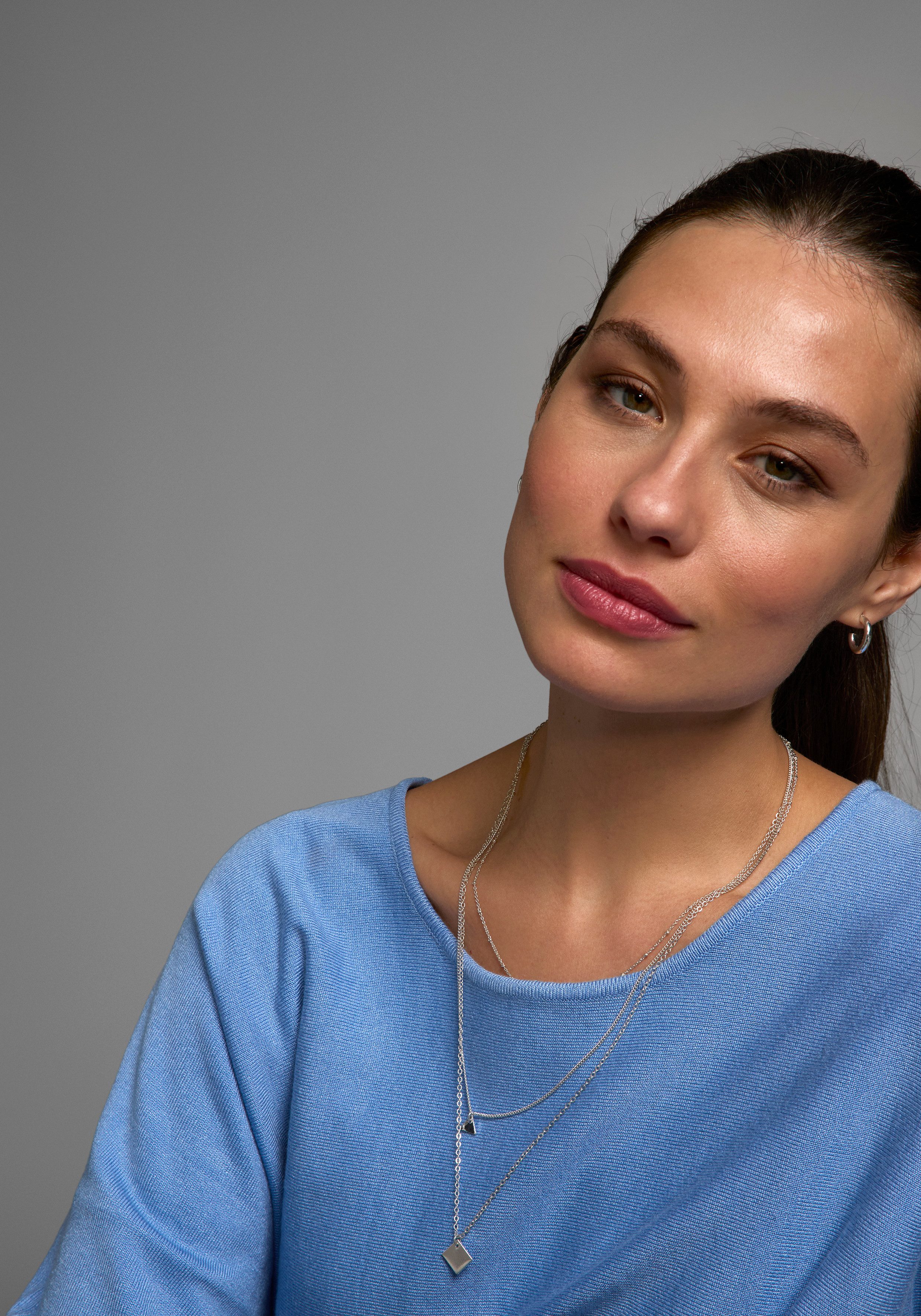 Laura Scott Trui met vleermuismouwen met 3/4 mouwen