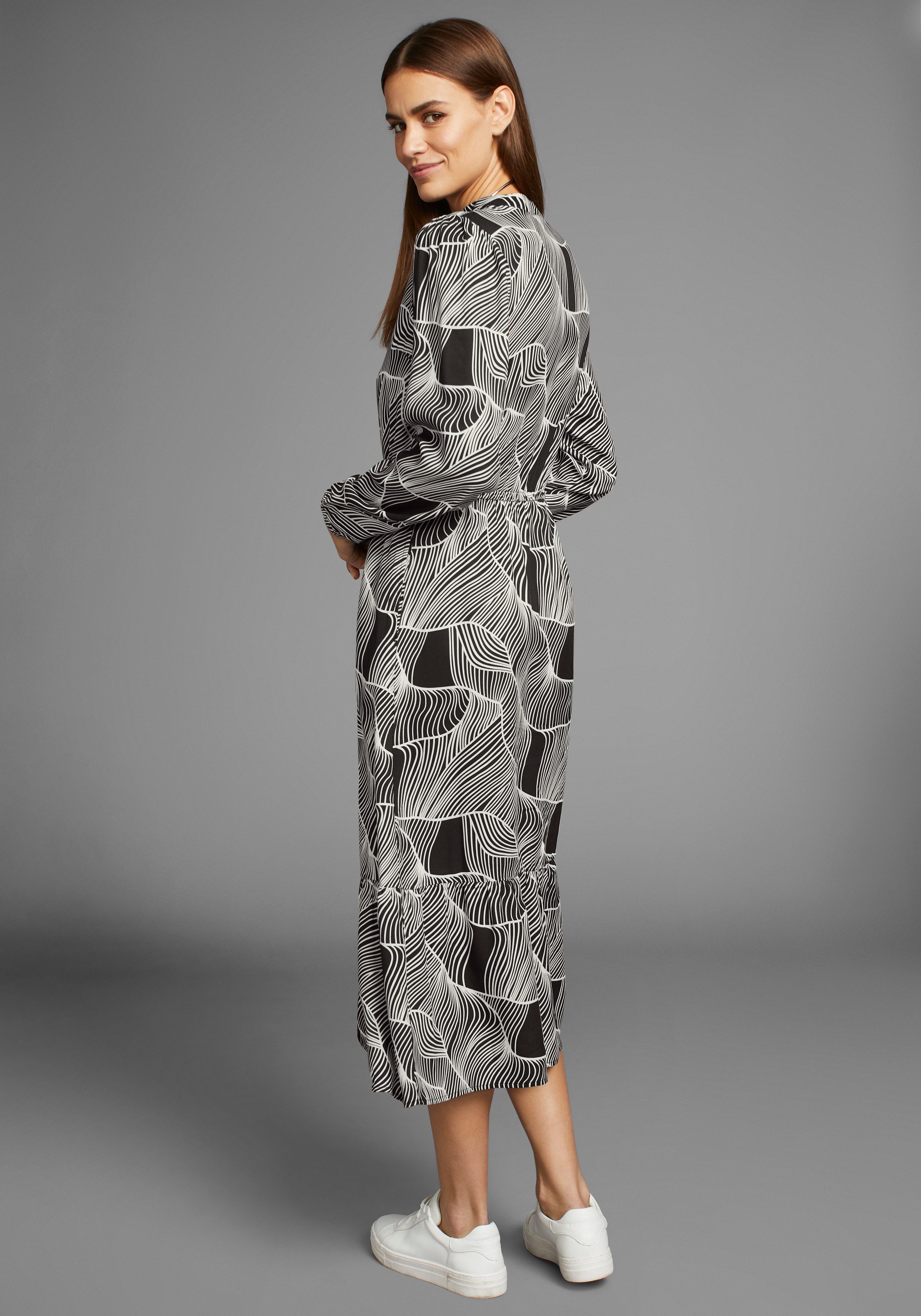 HECHTER PARIS Midi-jurk met modieuze print