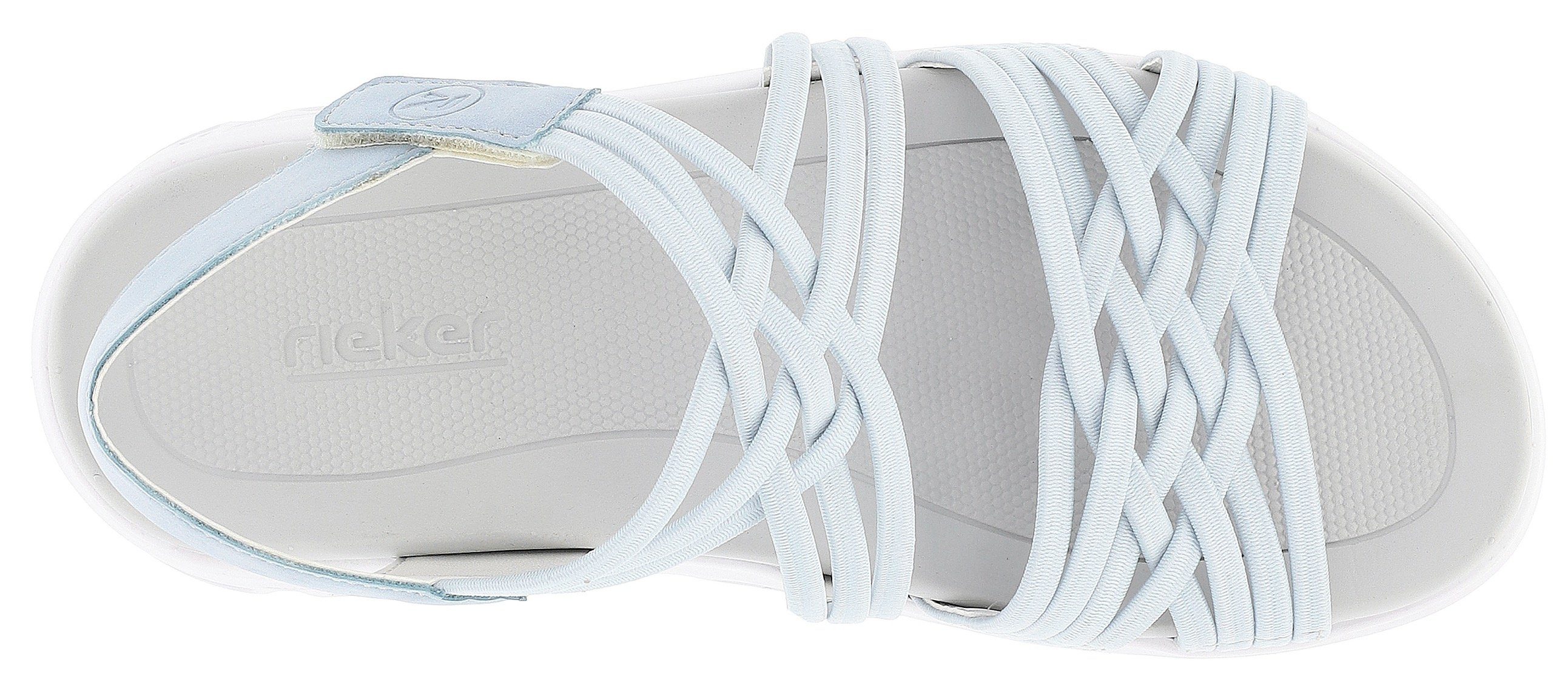 Rieker EVOLUTION Sandalen , zomerschoen, sandaal, met elastische bandjes en klittenbandsluiting