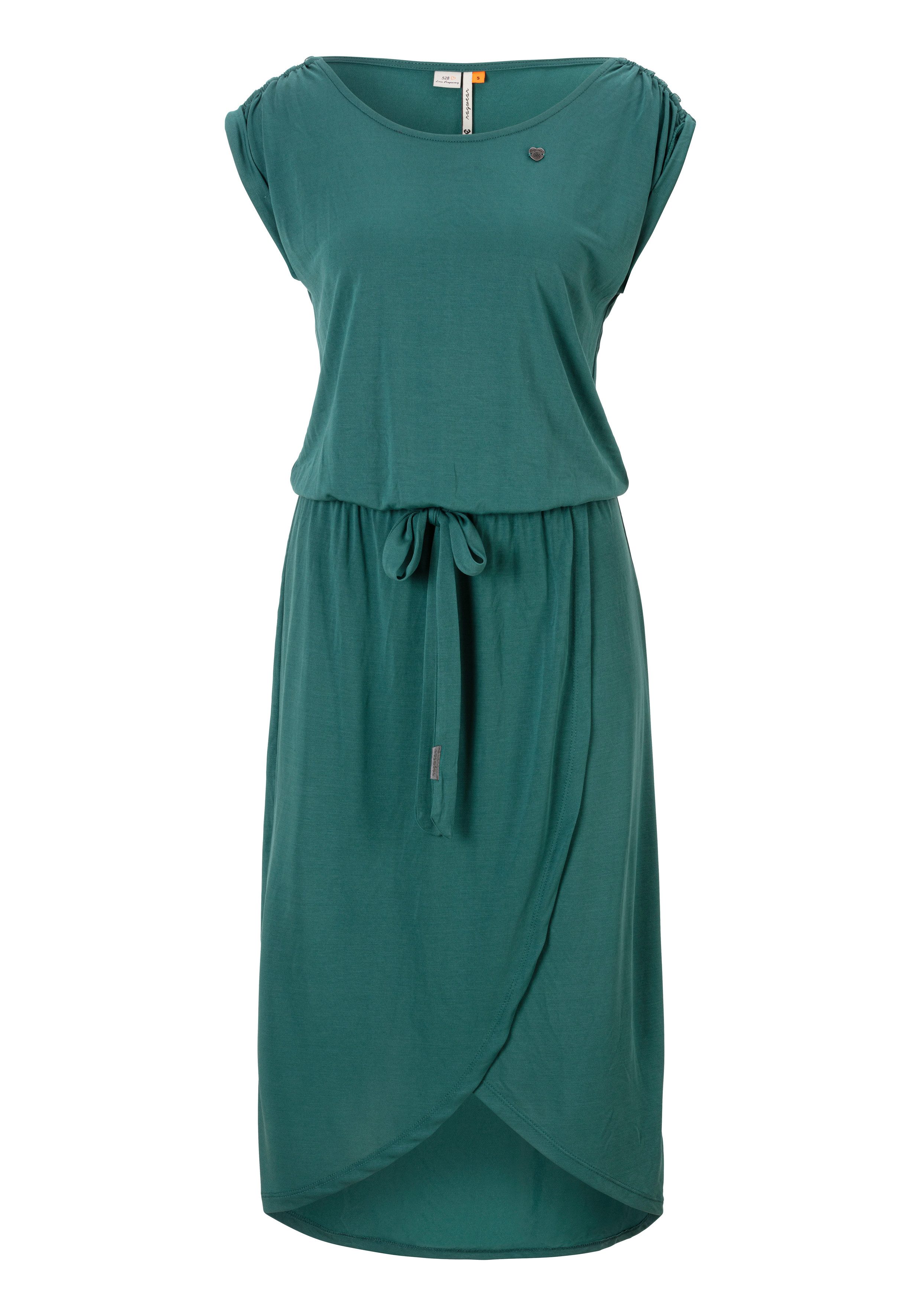 Ragwear Zomerjurk ETHANY met taille-bindband en wikkelingseffect