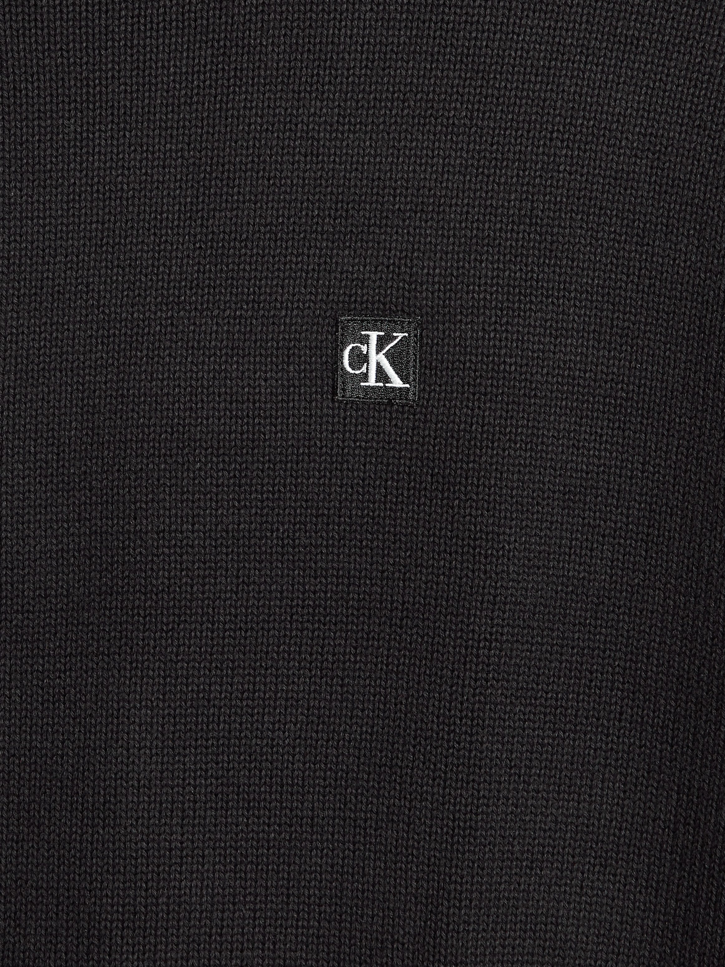 Calvin Klein Gebreide trui CK EMBRO BADGE SWEATER