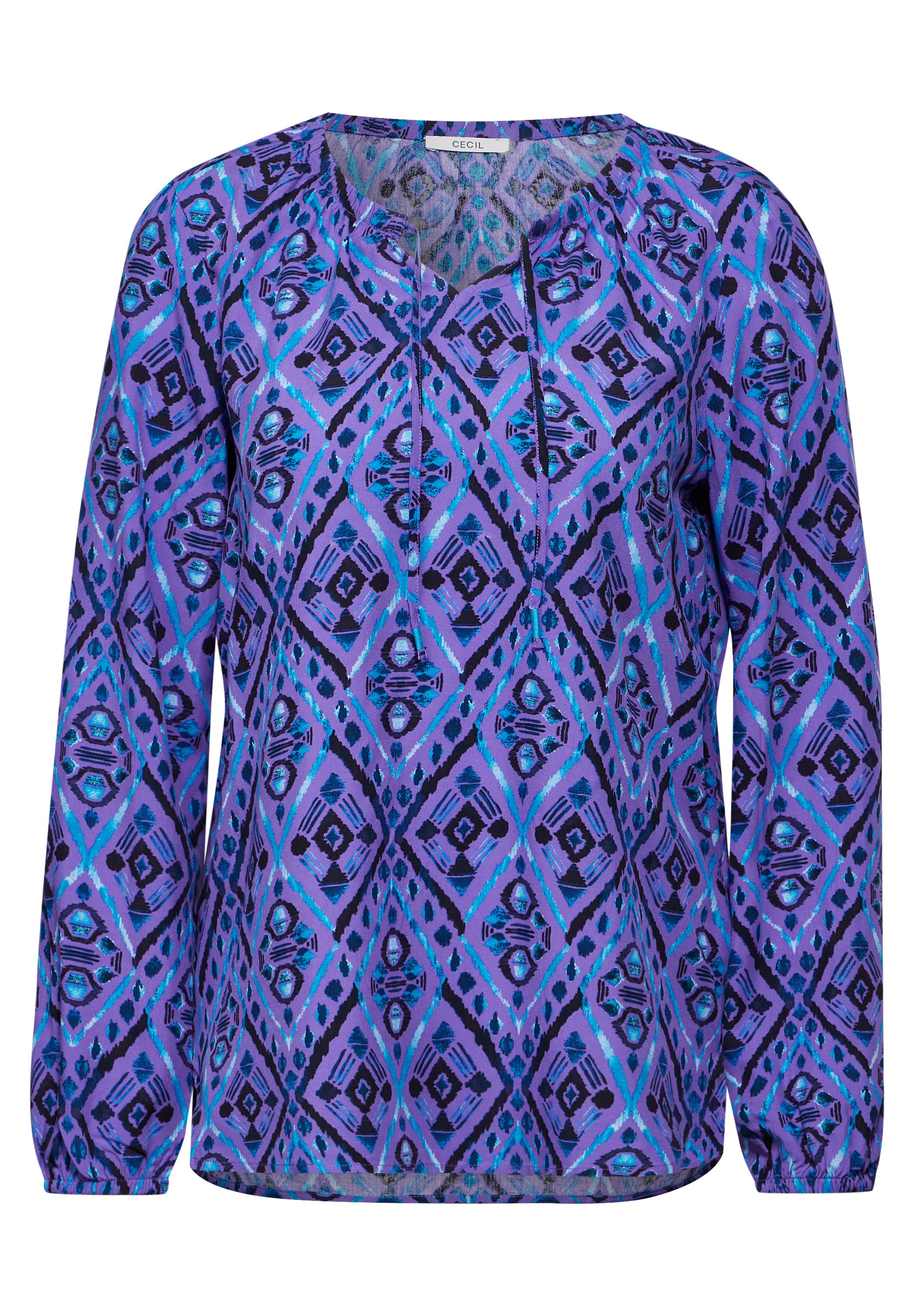 Cecil Blouse met lange mouwen met ingesneden hals