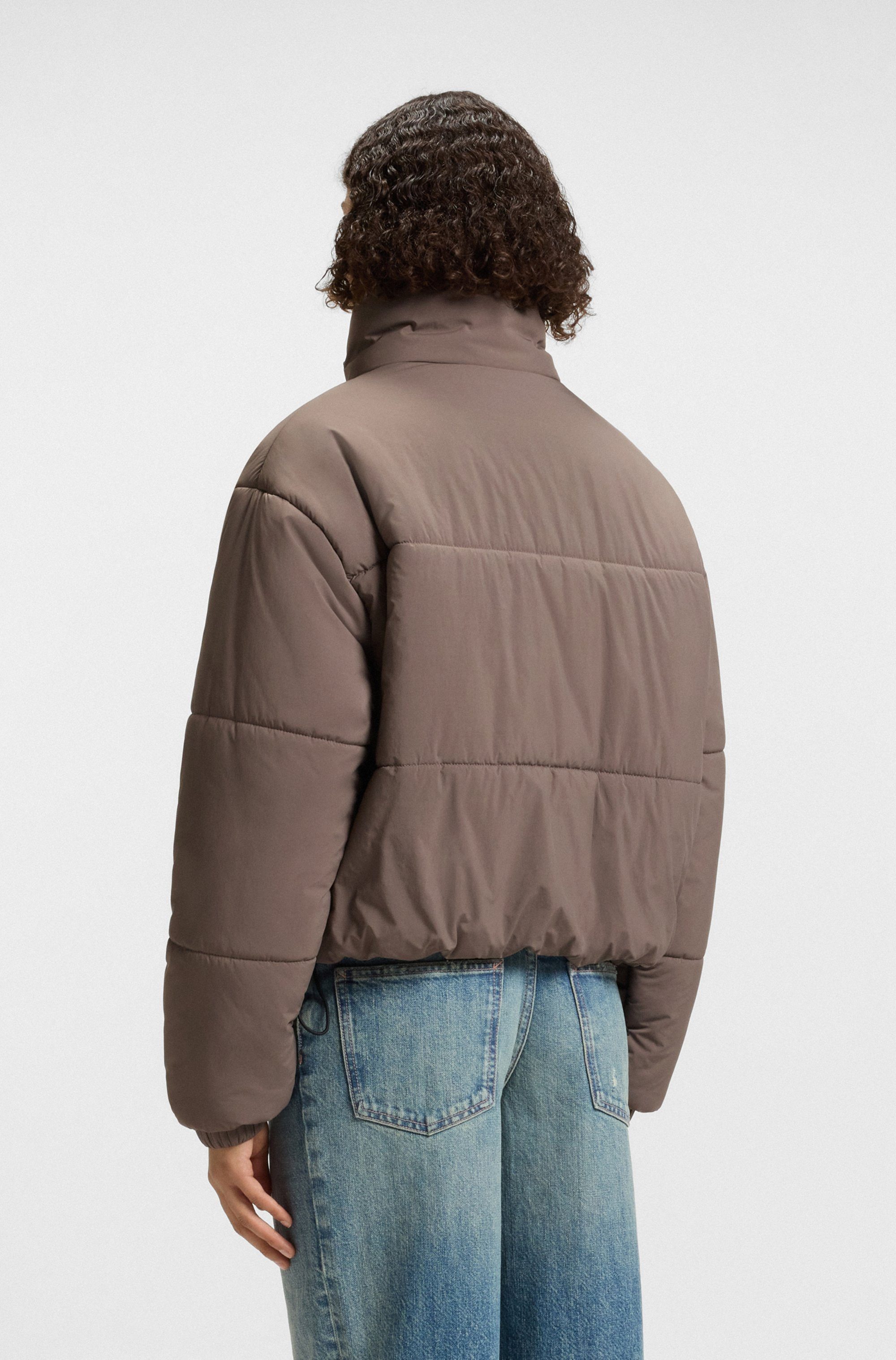 HUGO Blue Gewatteerde jas Faren Relaxed fit, met verstelbare zoom
