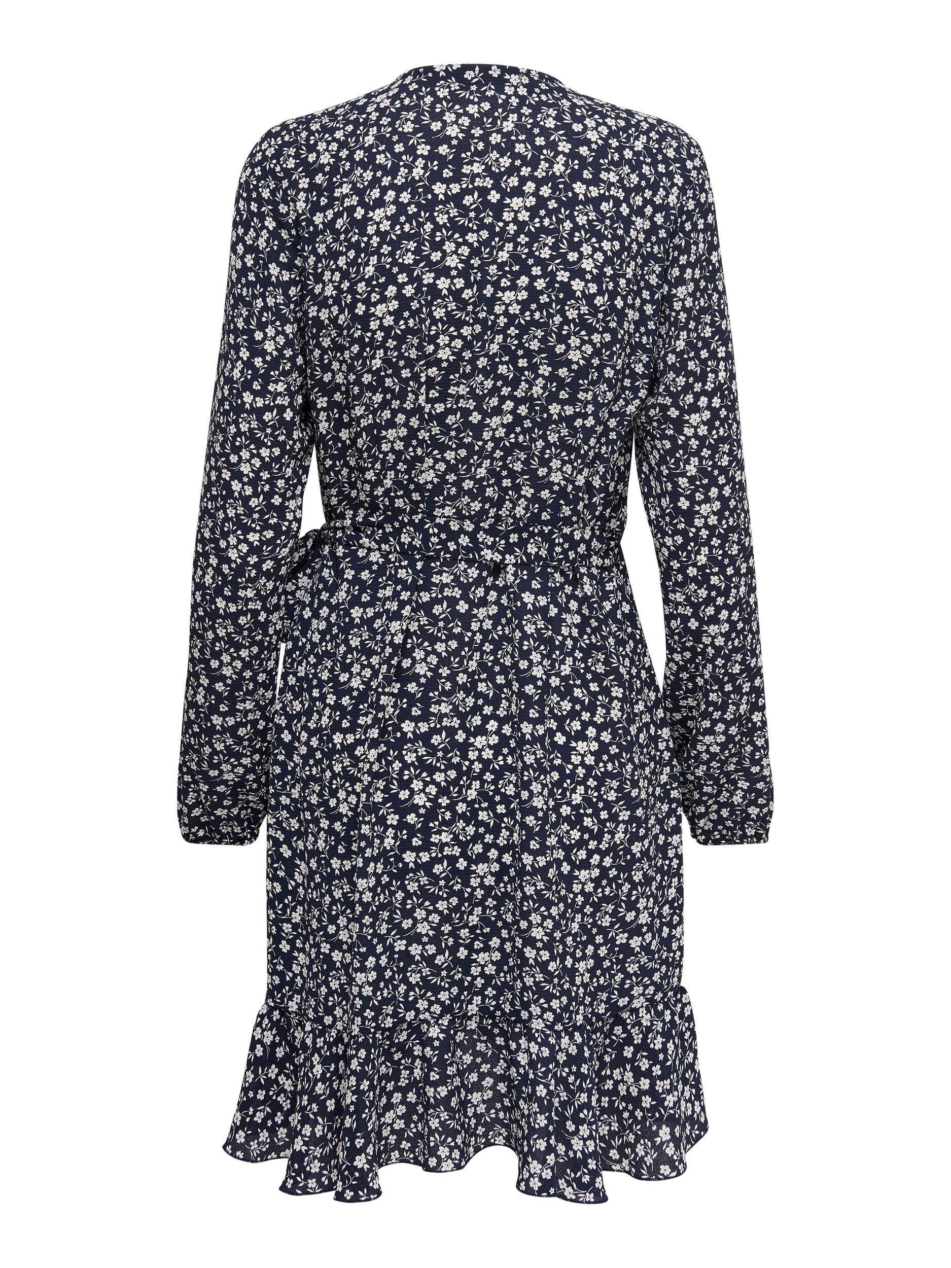 Only Wikkeljurk ONLMARA L/S WRAP SHORT DRESS NOOS