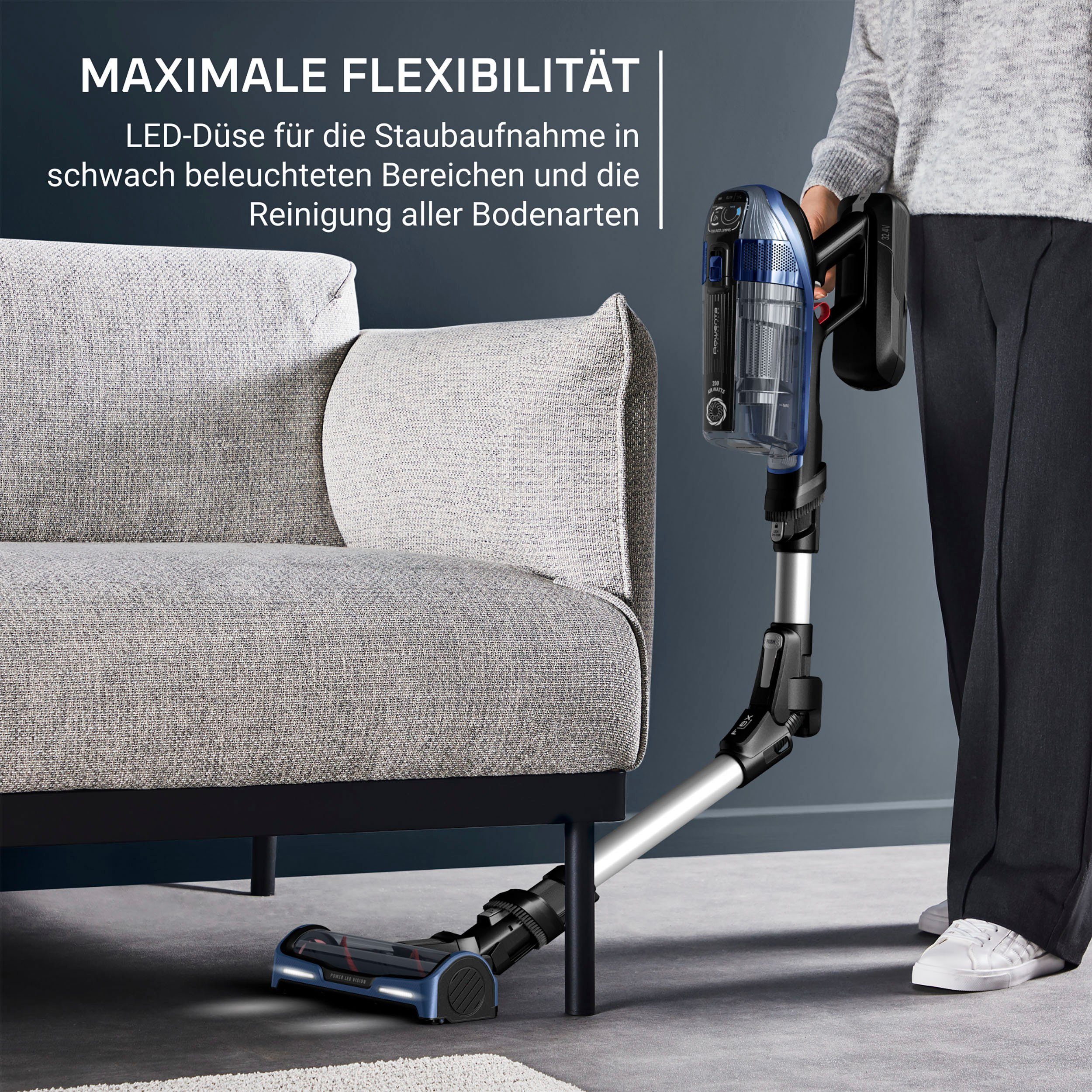 Rowenta Snoerloze hand- en steelstofzuiger Rowenta RH99C3 X-Force Flex