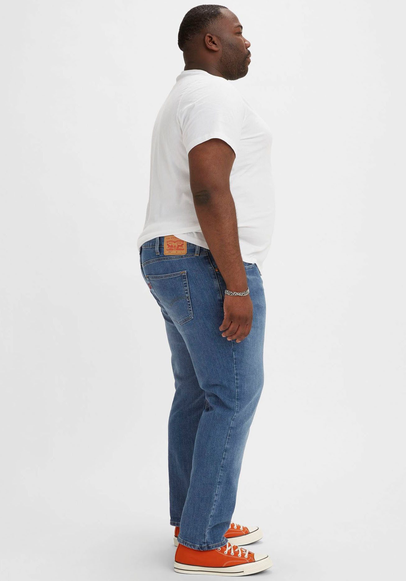 Levi's® Plus Regular fit jeans 541 TAPERED in five-pocketsstijl