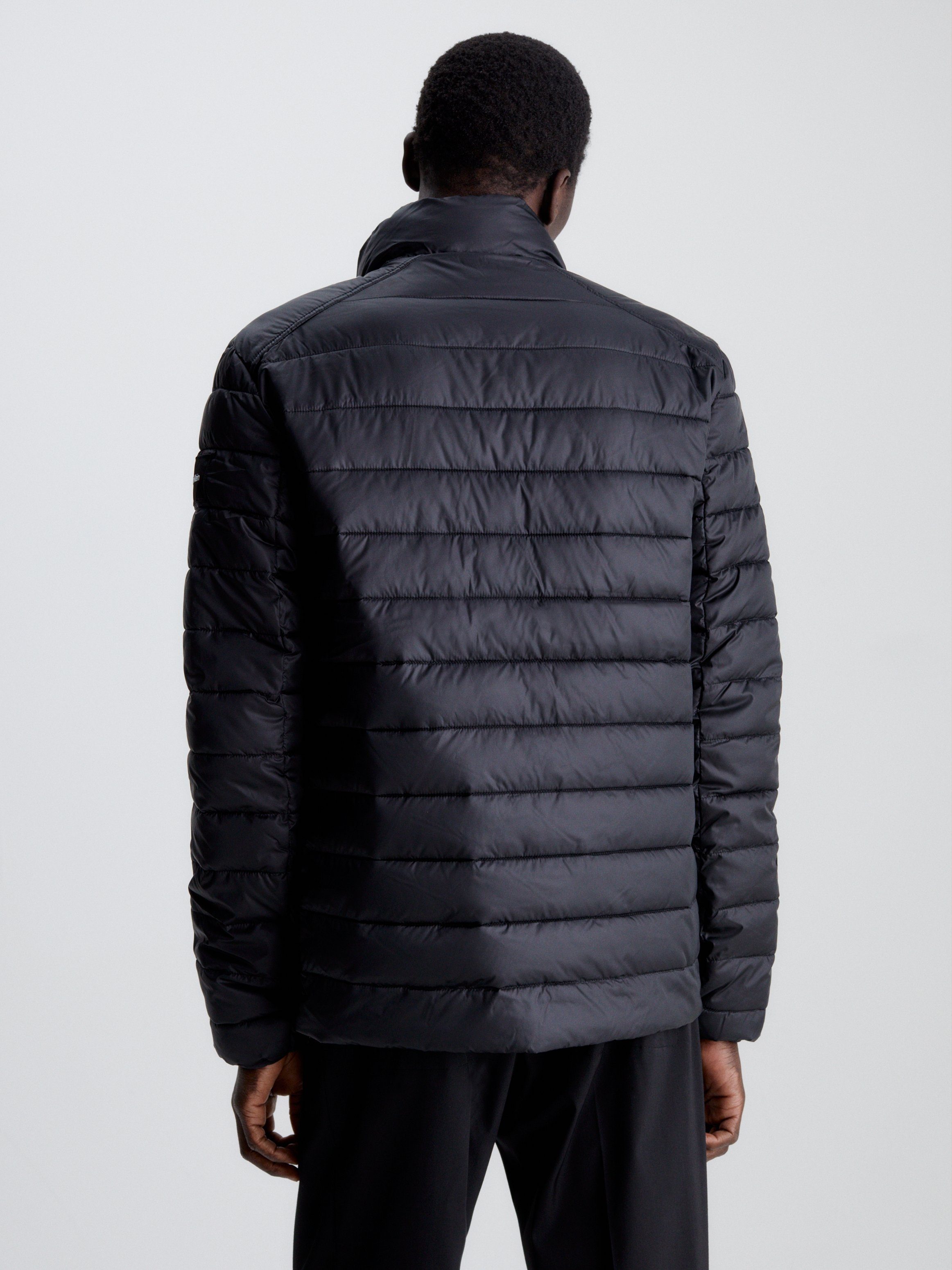 Calvin Klein Gewatteerde jas Side Logo zonder dons