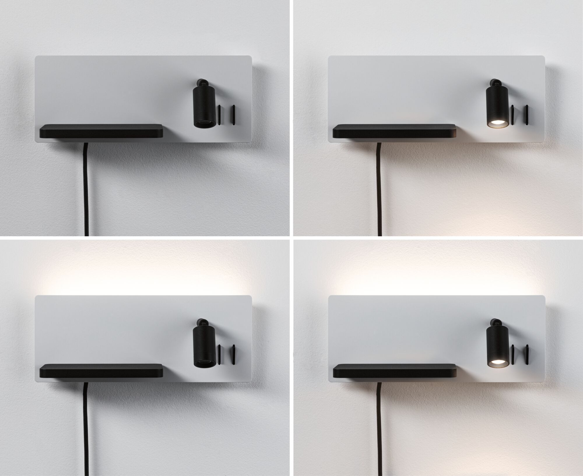 Paulmann Led-wandlamp Serra 2700K 650lm / 200lm 230V 5,5 / 1x2,6W (1 stuk)