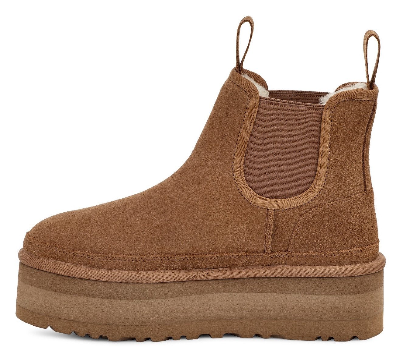 UGG Chelsea-boots NEUMEL PLATFORM CHELSEA plateau laarzen, winterlaarzen met praktische aantrek lussen