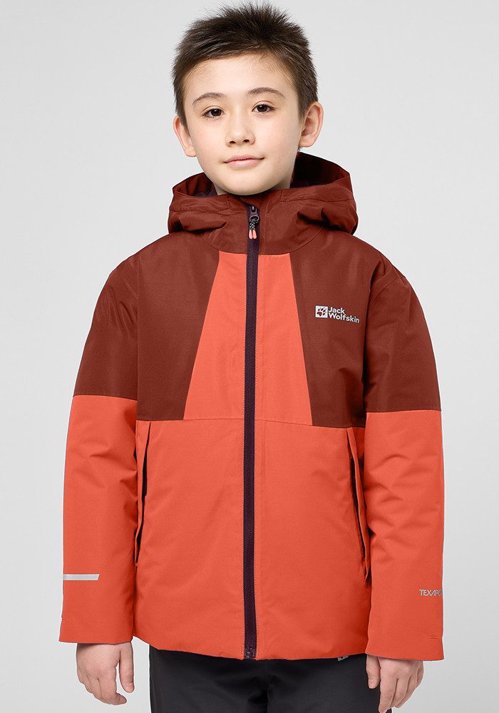 Jack Wolfskin Actamic 2L Ins Jacket Kids Winterjack Kinderen 128 coral orange coral orange