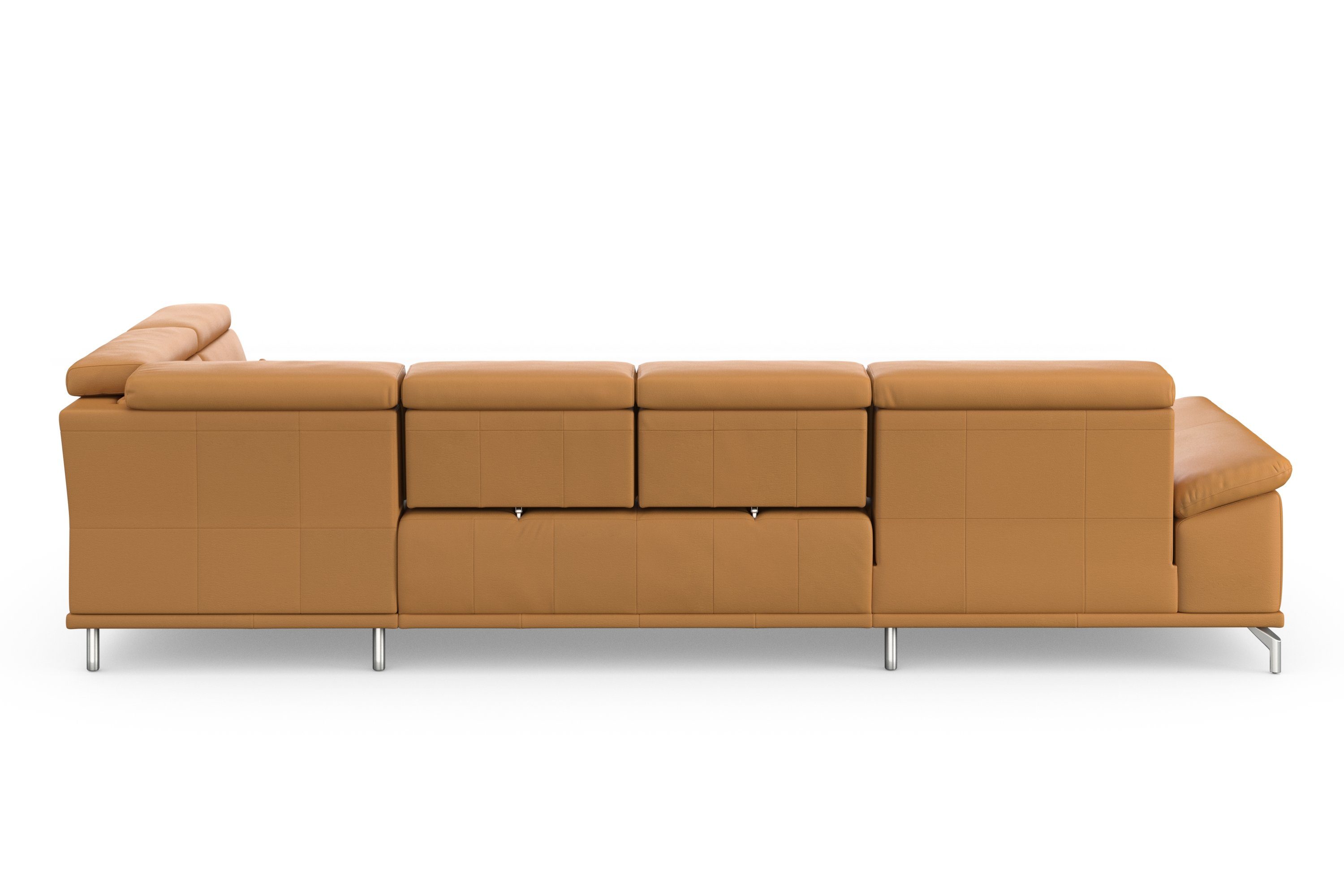 sit&more Zithoek Cabrio U-vorm, met zitdiepteverstelling, arm- en hoofdsteunverstelling
