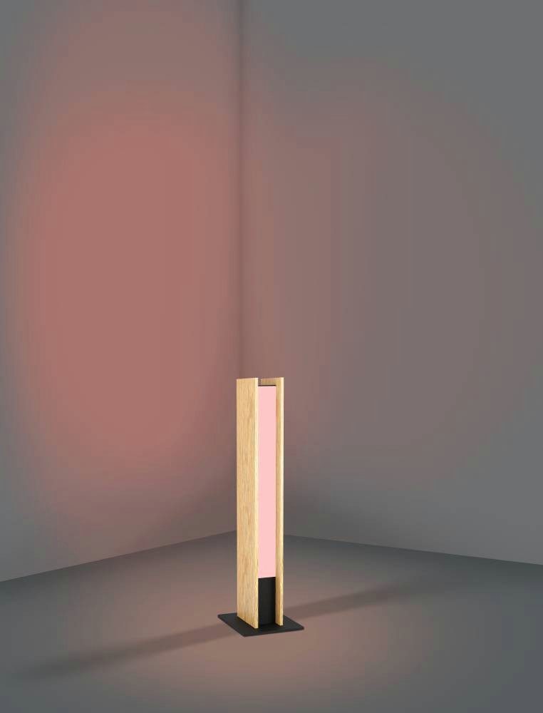 EGLO Tafellamp ANCHORENA-Z ZigBee, app en spraakbediening Alexa, RGB, FSC100HB, dimbaar, hout (1 stuk)