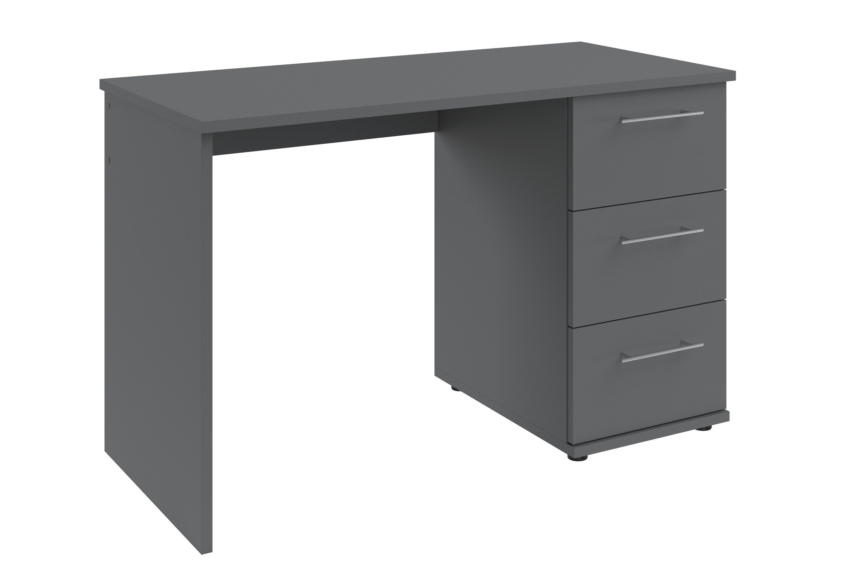 VOGL Möbelfabrik Bureau Tobi, optioneel met toetsenborduitrekking, met 3 lades, breedte 115 cm, made in germany