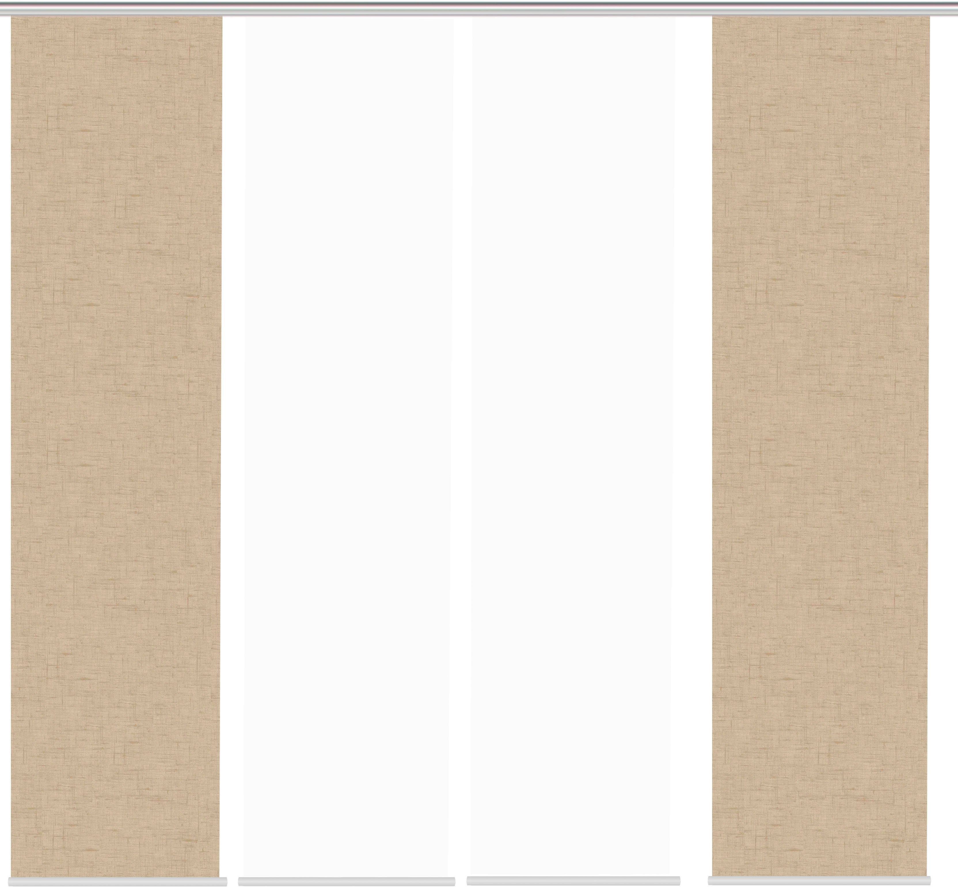 HOME WOHNIDEEN Paneelgordijn PIVE set van 4 Paneelgordijn Digidruk 4-delige set PIVE (4 stuks)