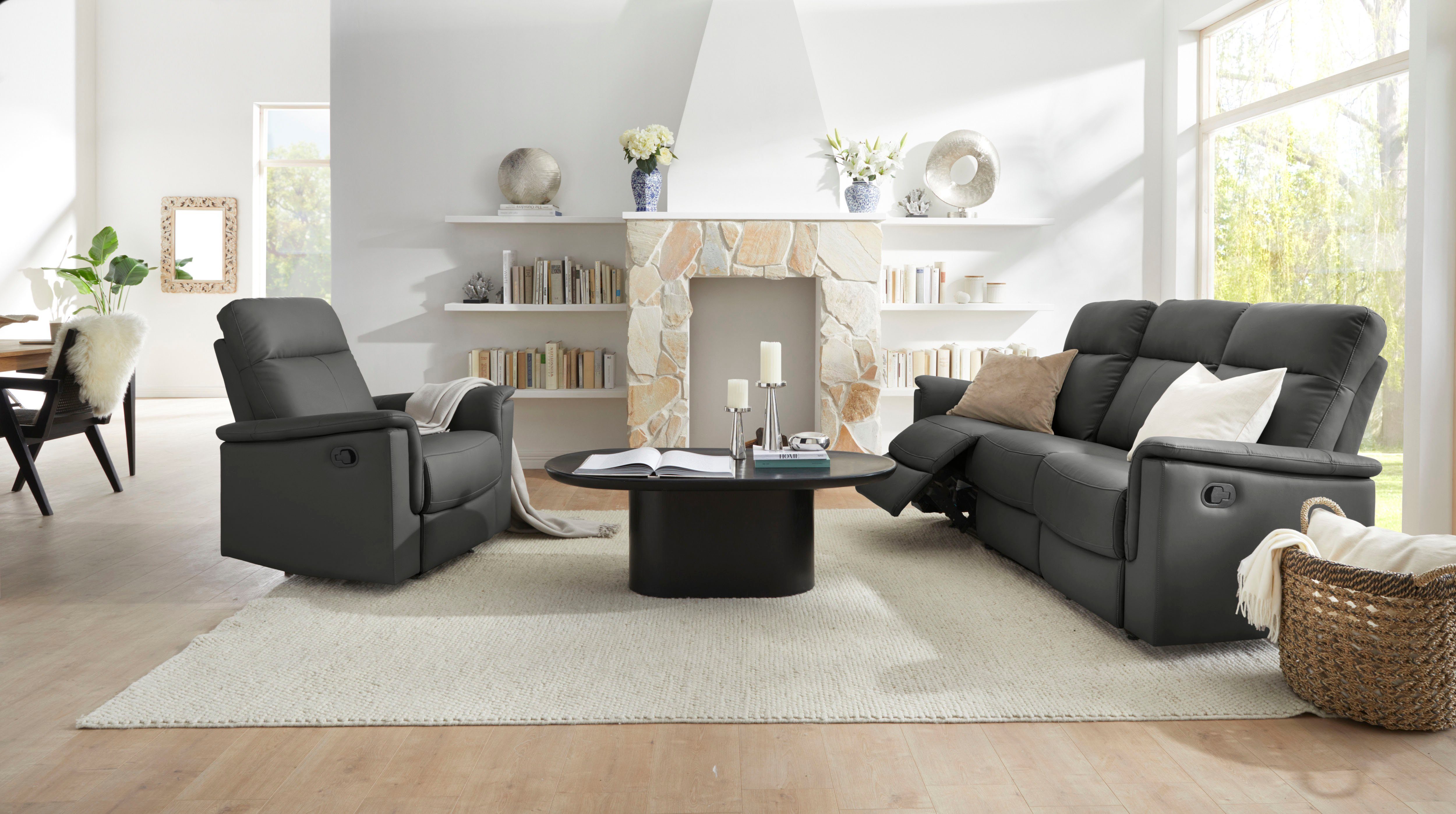 Home affaire Relaxfauteuil Southbrook, TV-stoel met slaapfunctie, woonkamer, functie-stoel