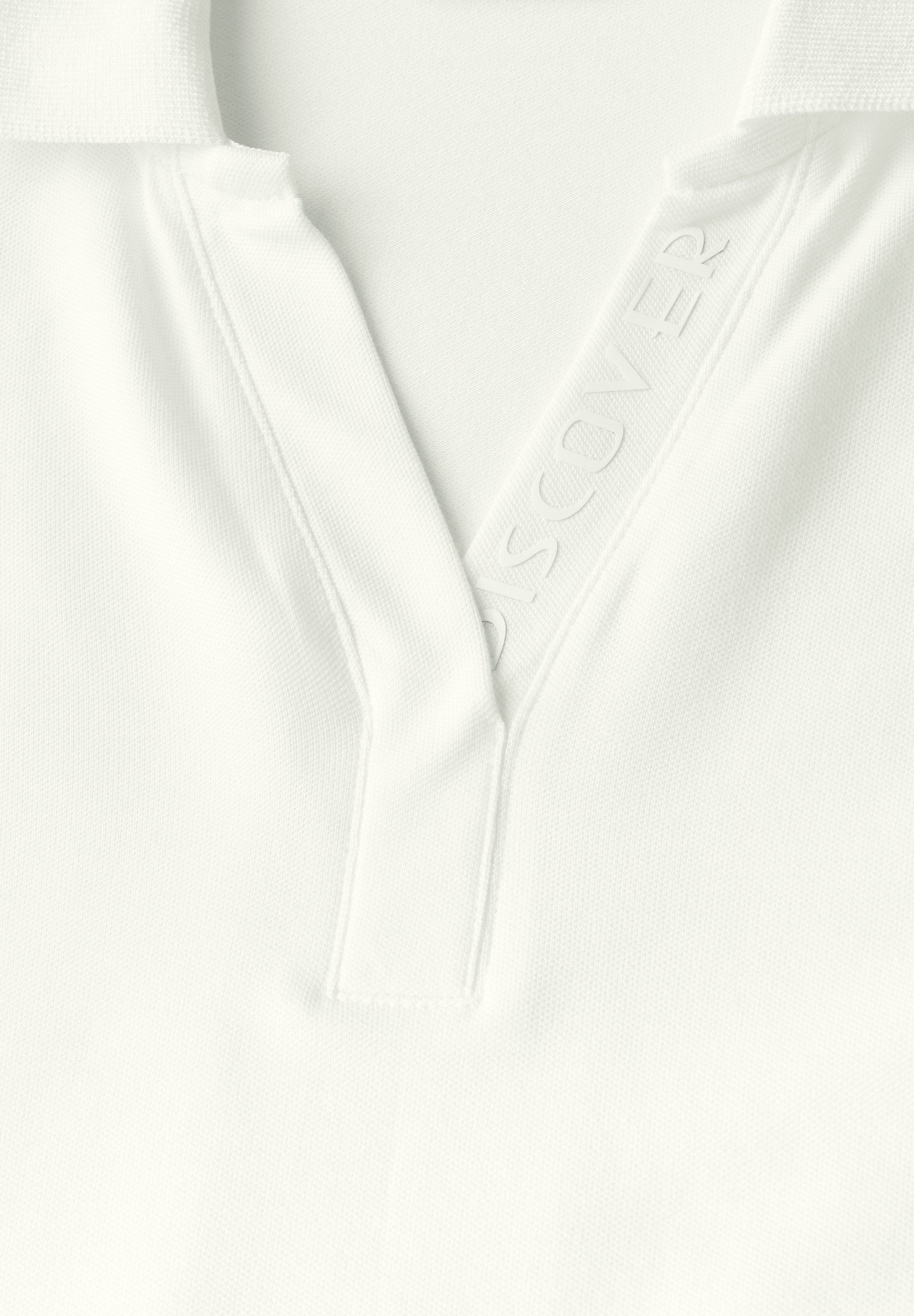 Cecil Shirt met 3/4 mouwen met een polokraag