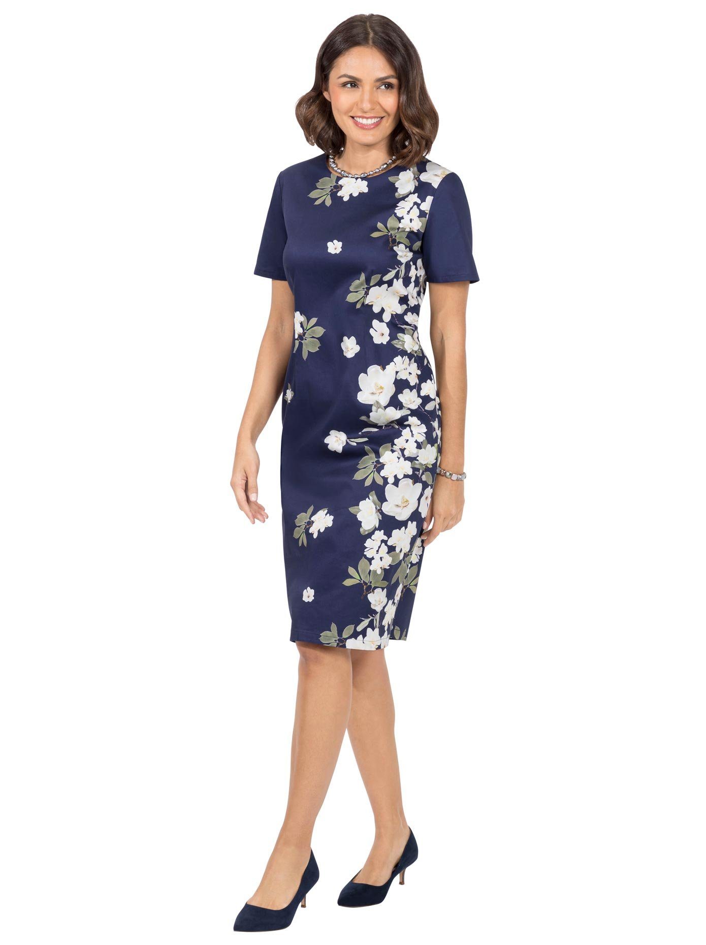 Lady Gedessineerde jurk